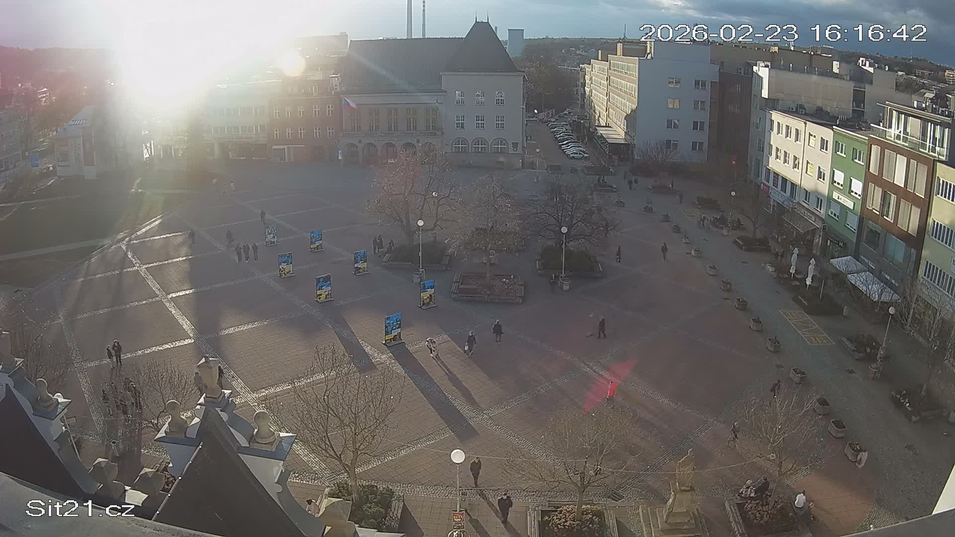 Zlin, Námestí Míru (Peace Square) Live Cam - Zlin 1, Zlin, Czechia