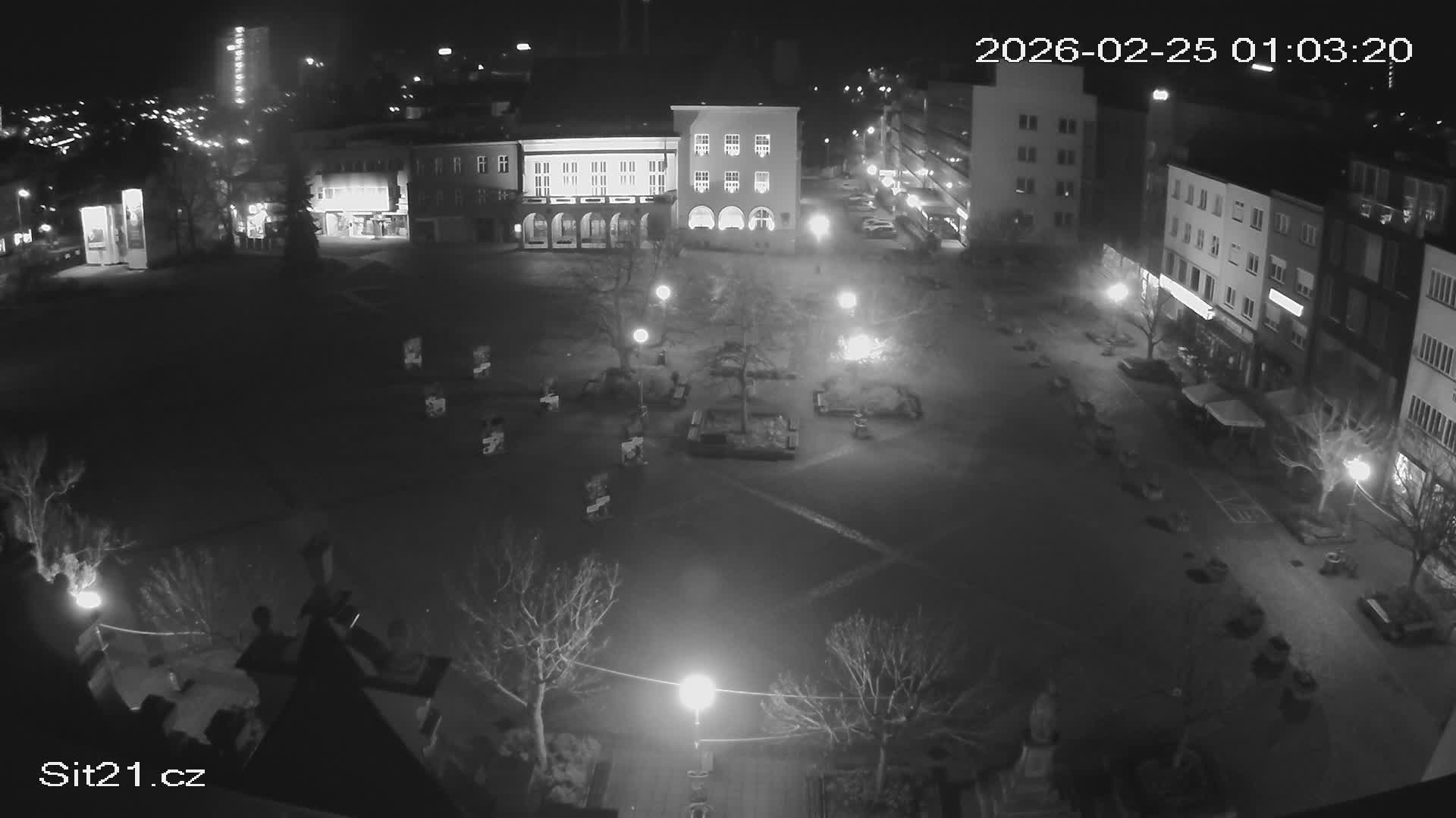Zlin, Námestí Míru (Peace Square) Live Cam - Zlin 1, Zlin, Czechia