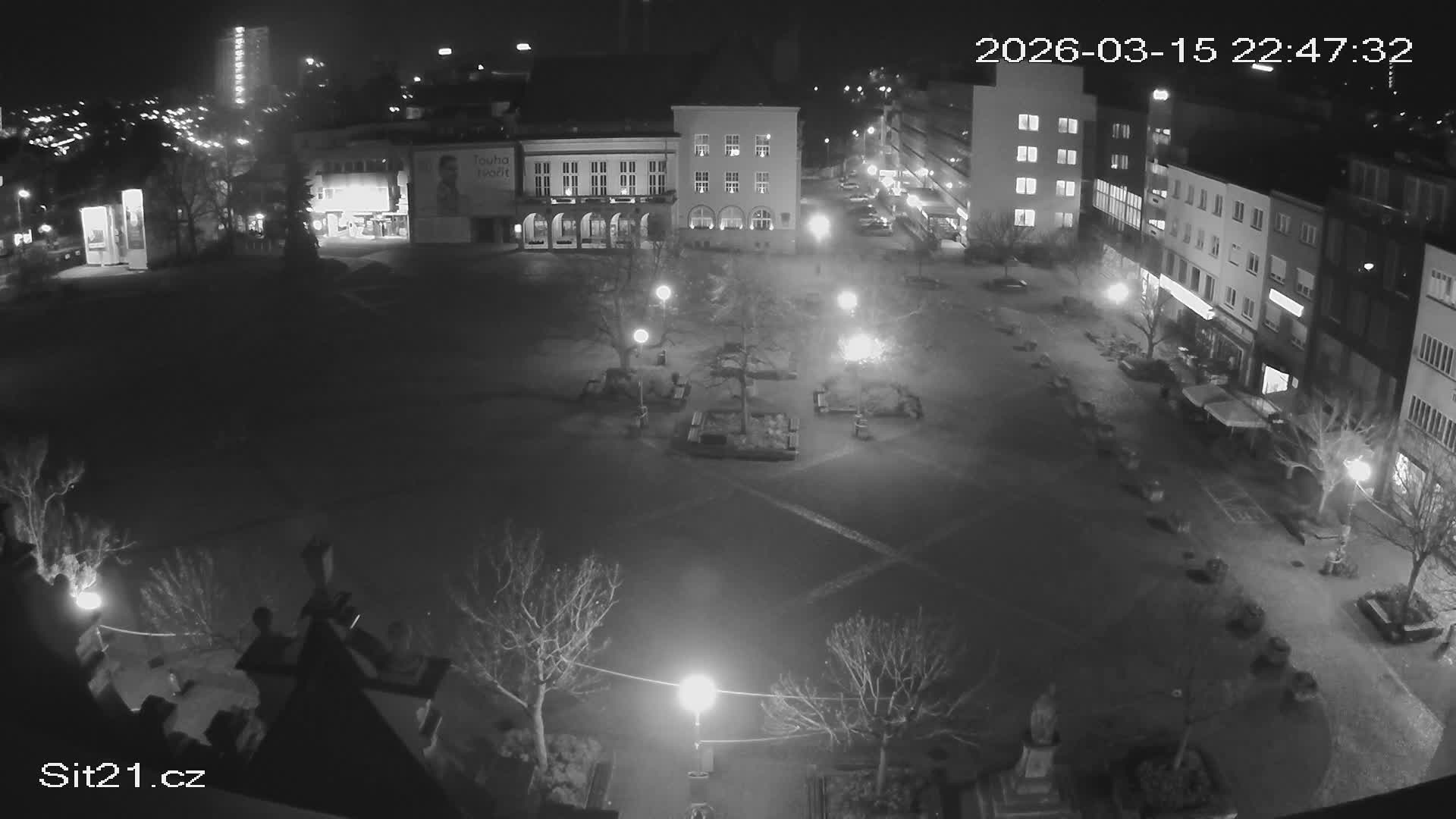 Zlin, Námestí Míru (Peace Square) Live Cam - Zlin 1, Zlin, Czechia