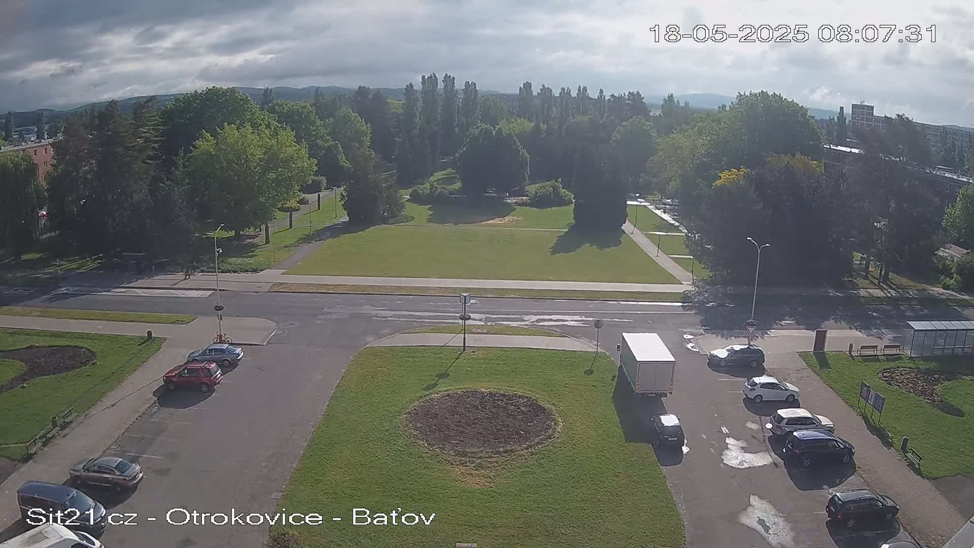 Otrokovice Batov Community Center Park & Flood Memorial Live Cam -  Otrokovice, Zlin, Czechia