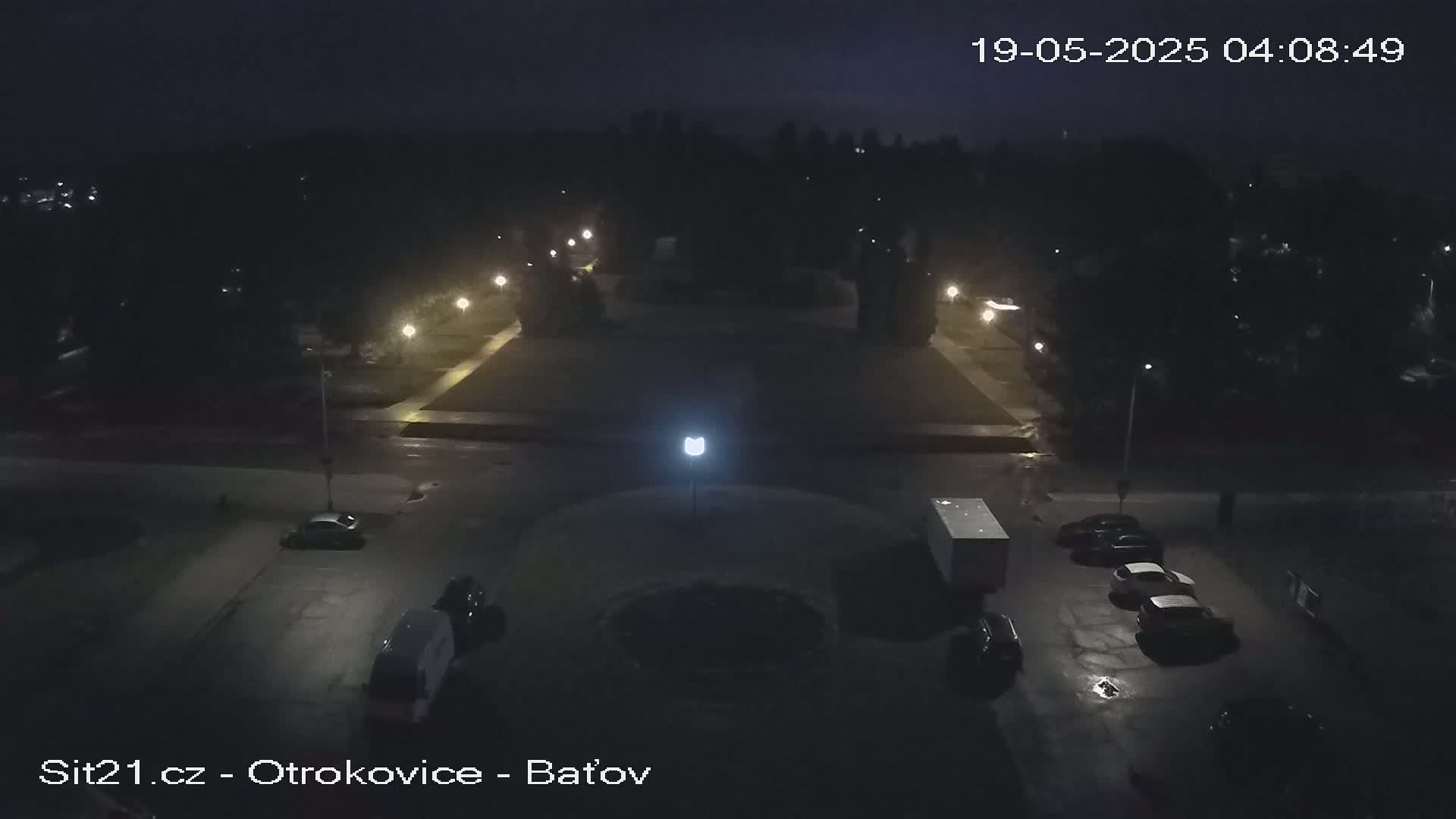 Otrokovice Batov Community Center Park & Flood Memorial Live Cam -  Otrokovice, Zlin, Czechia