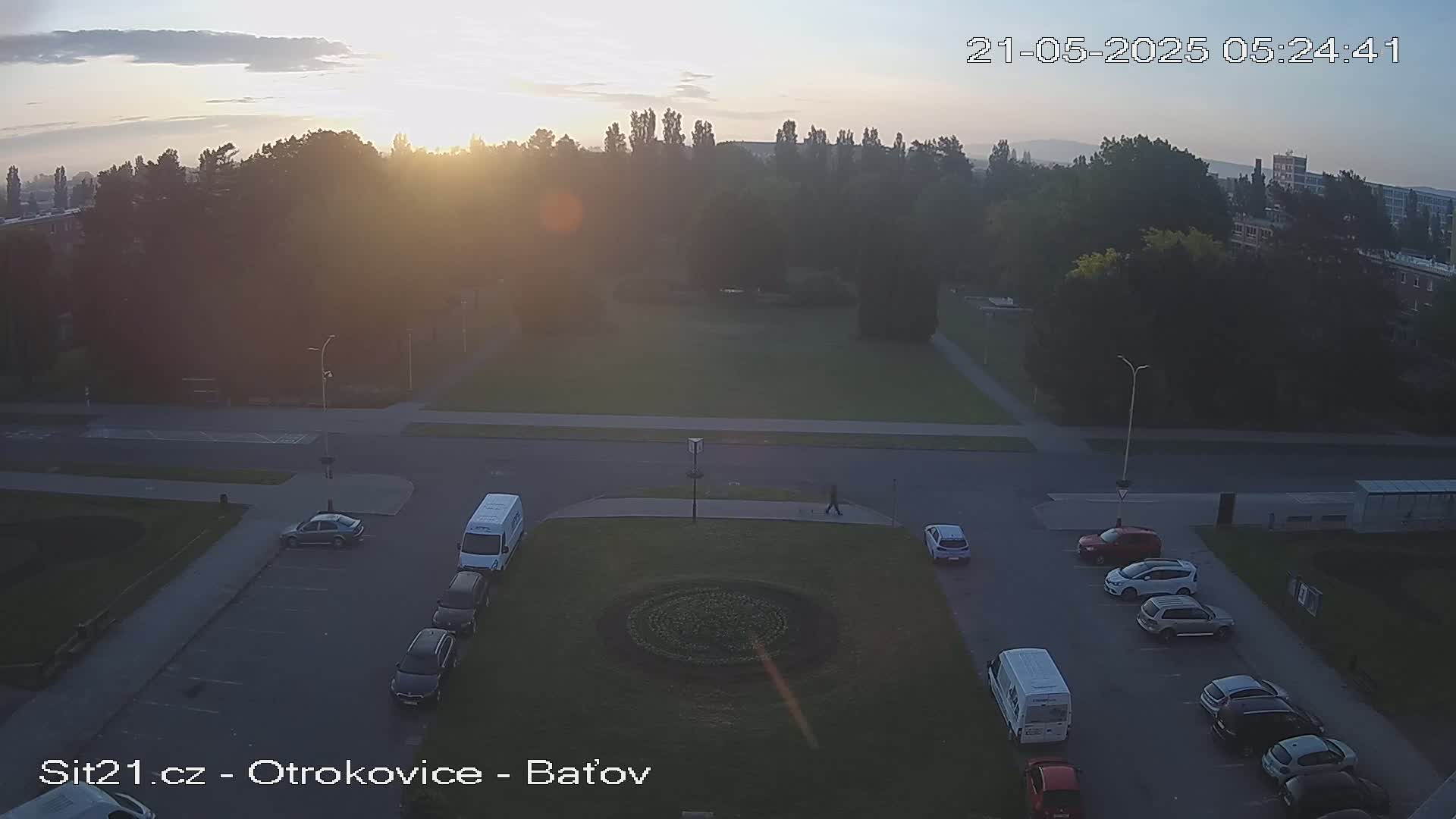 Otrokovice Batov Community Center Park & Flood Memorial Live Cam -  Otrokovice, Zlin, Czechia