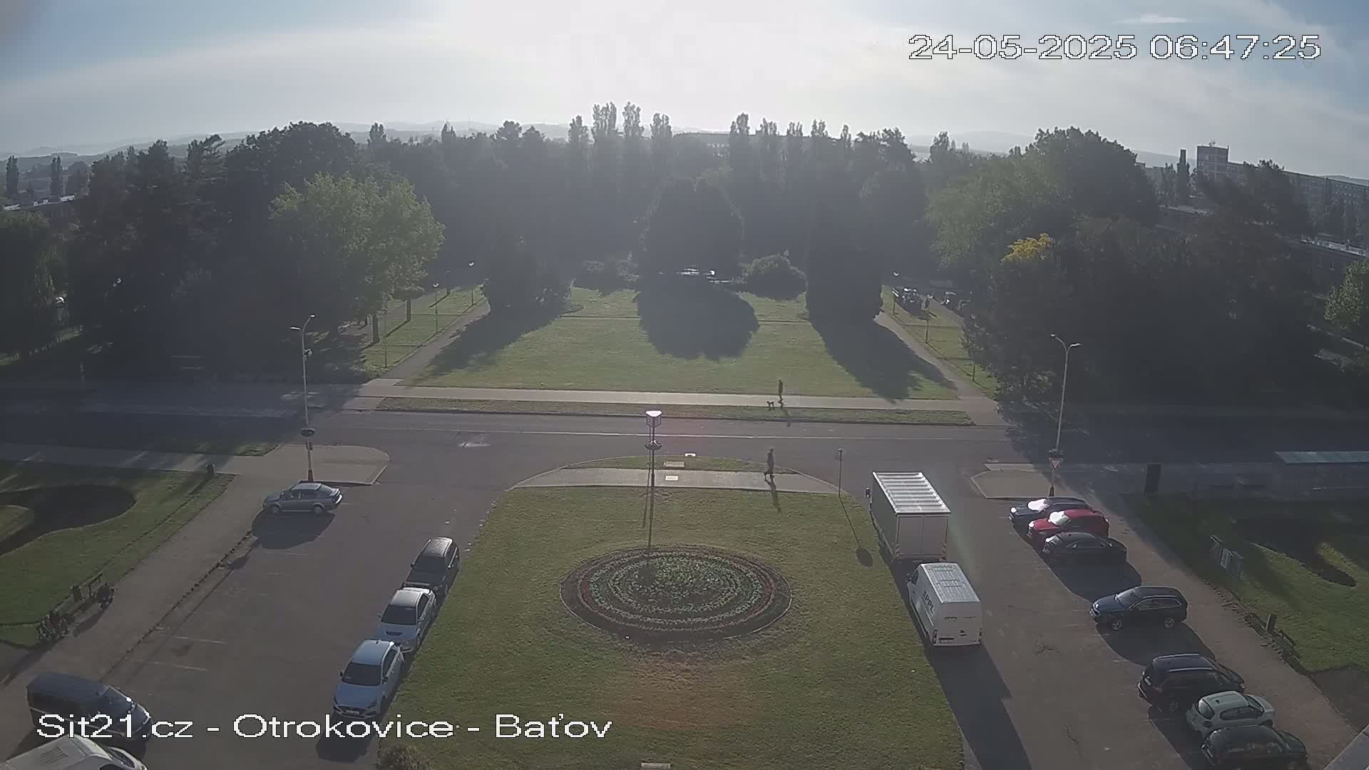 Otrokovice Batov Community Center Park & Flood Memorial Live Cam -  Otrokovice, Zlin, Czechia