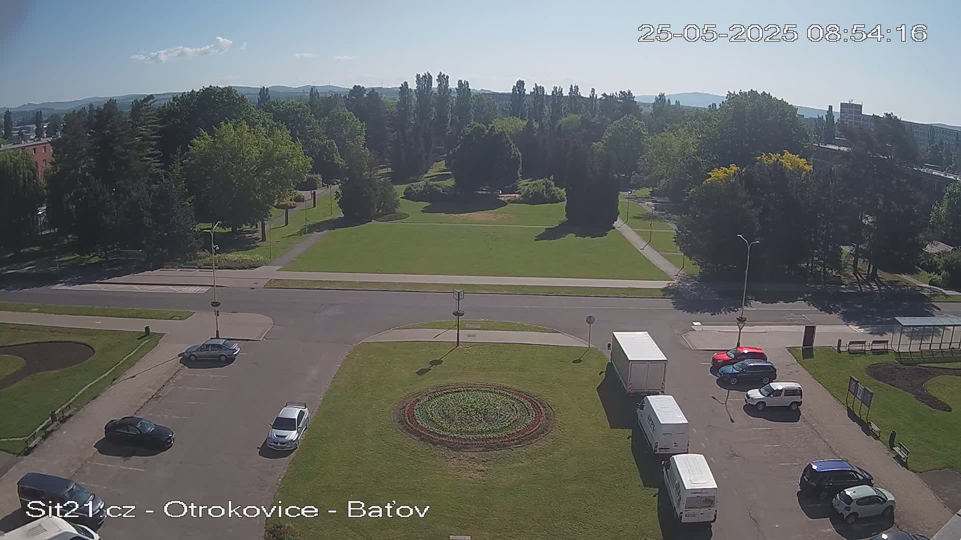 Otrokovice Batov Community Center Park & Flood Memorial Live Cam -  Otrokovice, Zlin, Czechia