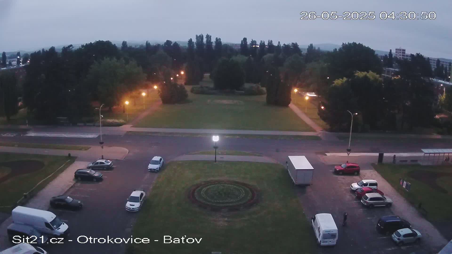 Otrokovice Batov Community Center Park & Flood Memorial Live Cam -  Otrokovice, Zlin, Czechia