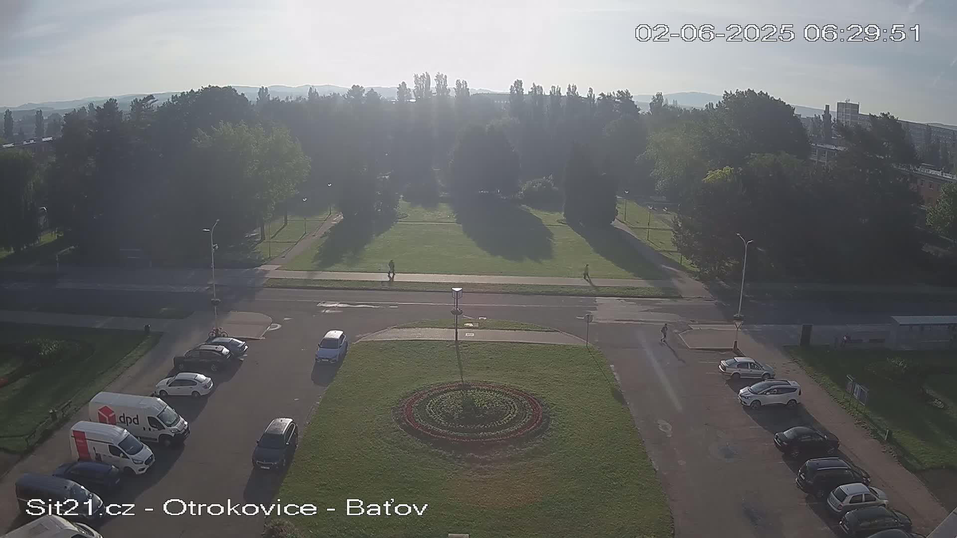 Otrokovice Batov Community Center Park & Flood Memorial Live Cam -  Otrokovice, Zlin, Czechia
