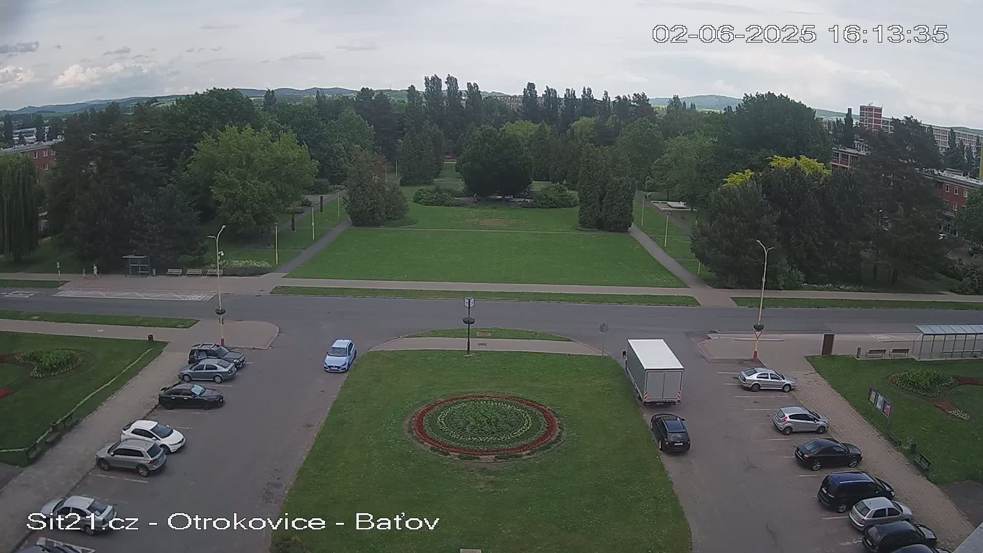 Otrokovice Batov Community Center Park & Flood Memorial Live Cam -  Otrokovice, Zlin, Czechia