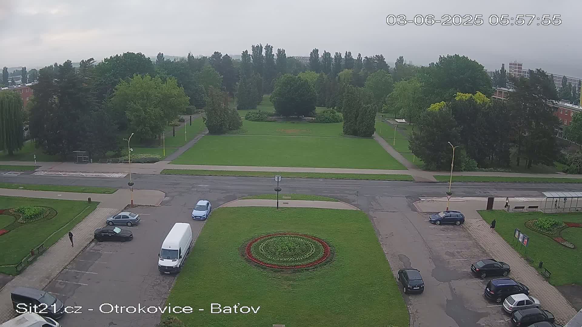 Otrokovice Batov Community Center Park & Flood Memorial Live Cam -  Otrokovice, Zlin, Czechia