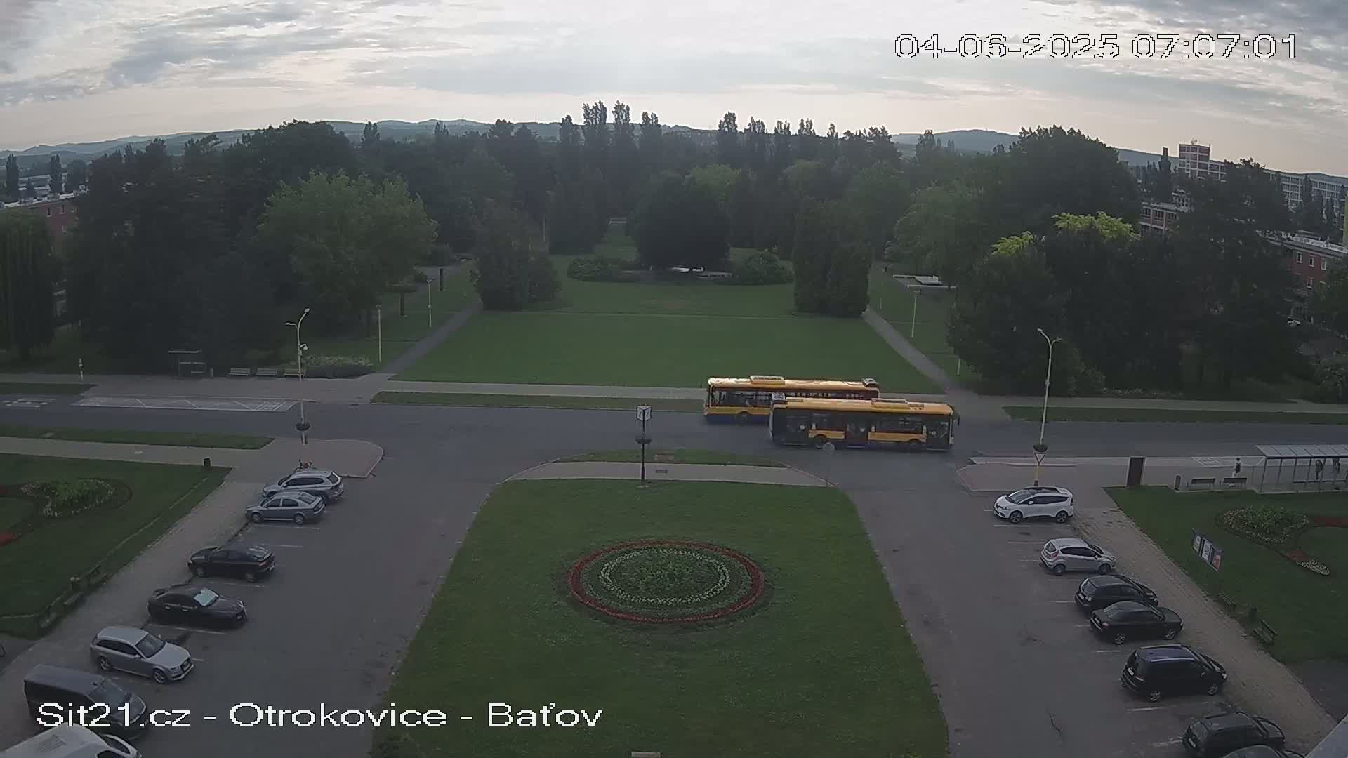 Otrokovice Batov Community Center Park & Flood Memorial Live Cam -  Otrokovice, Zlin, Czechia