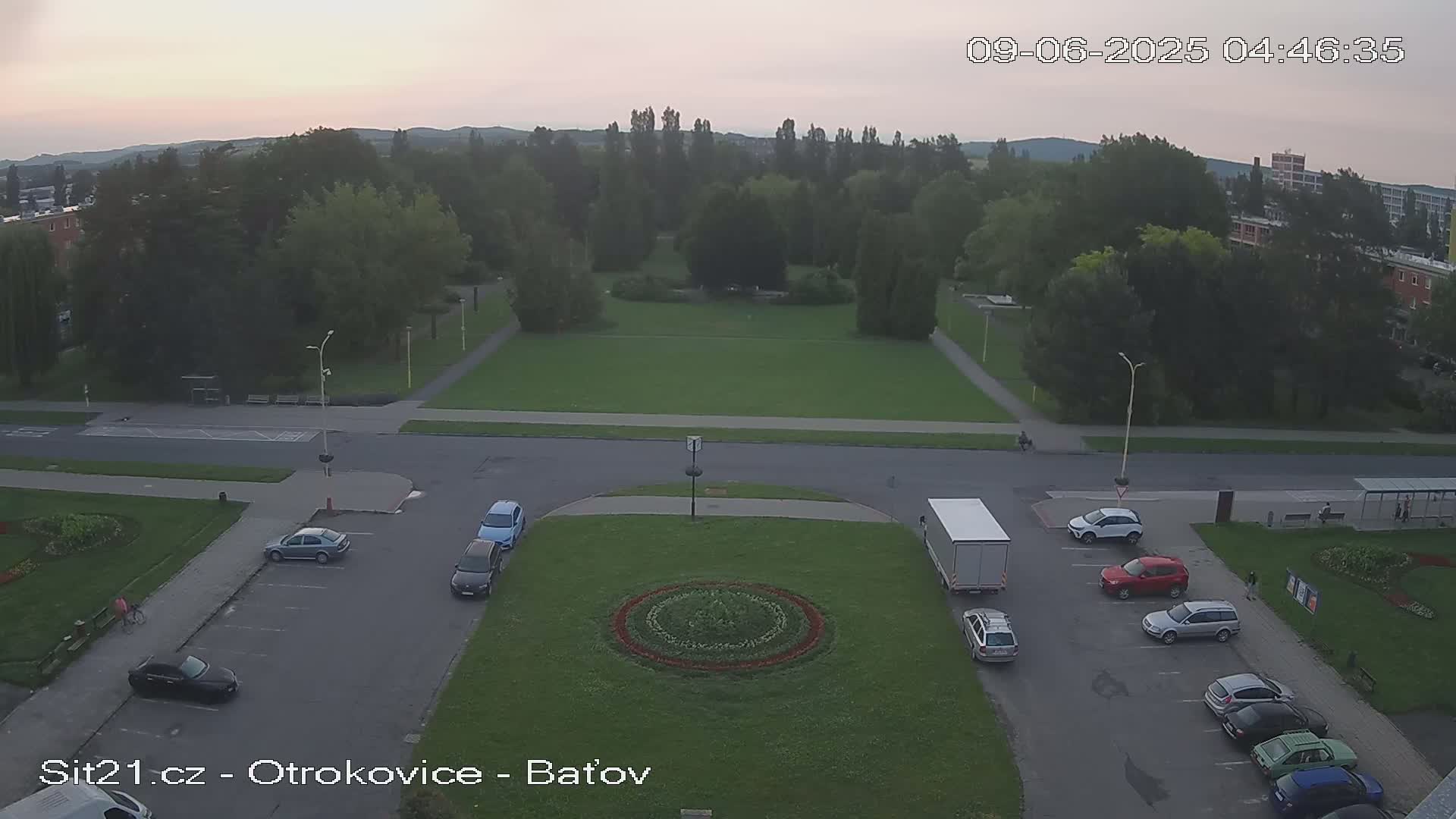 Otrokovice Batov Community Center Park & Flood Memorial Live Cam -  Otrokovice, Zlin, Czechia