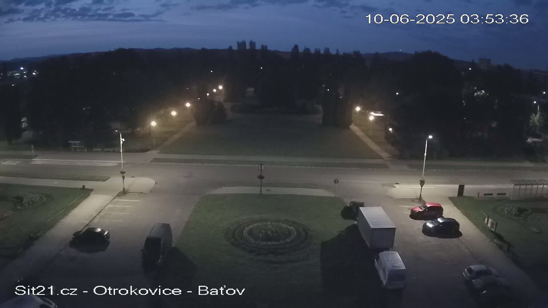 Otrokovice Batov Community Center Park & Flood Memorial Live Cam -  Otrokovice, Zlin, Czechia