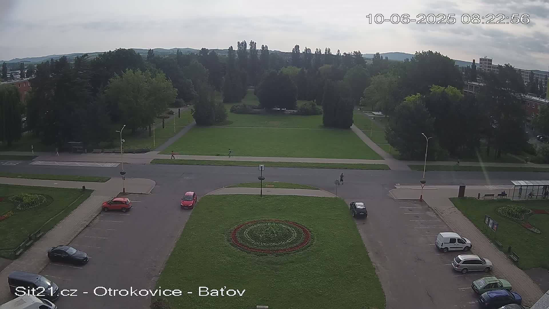 Otrokovice Batov Community Center Park & Flood Memorial Live Cam -  Otrokovice, Zlin, Czechia
