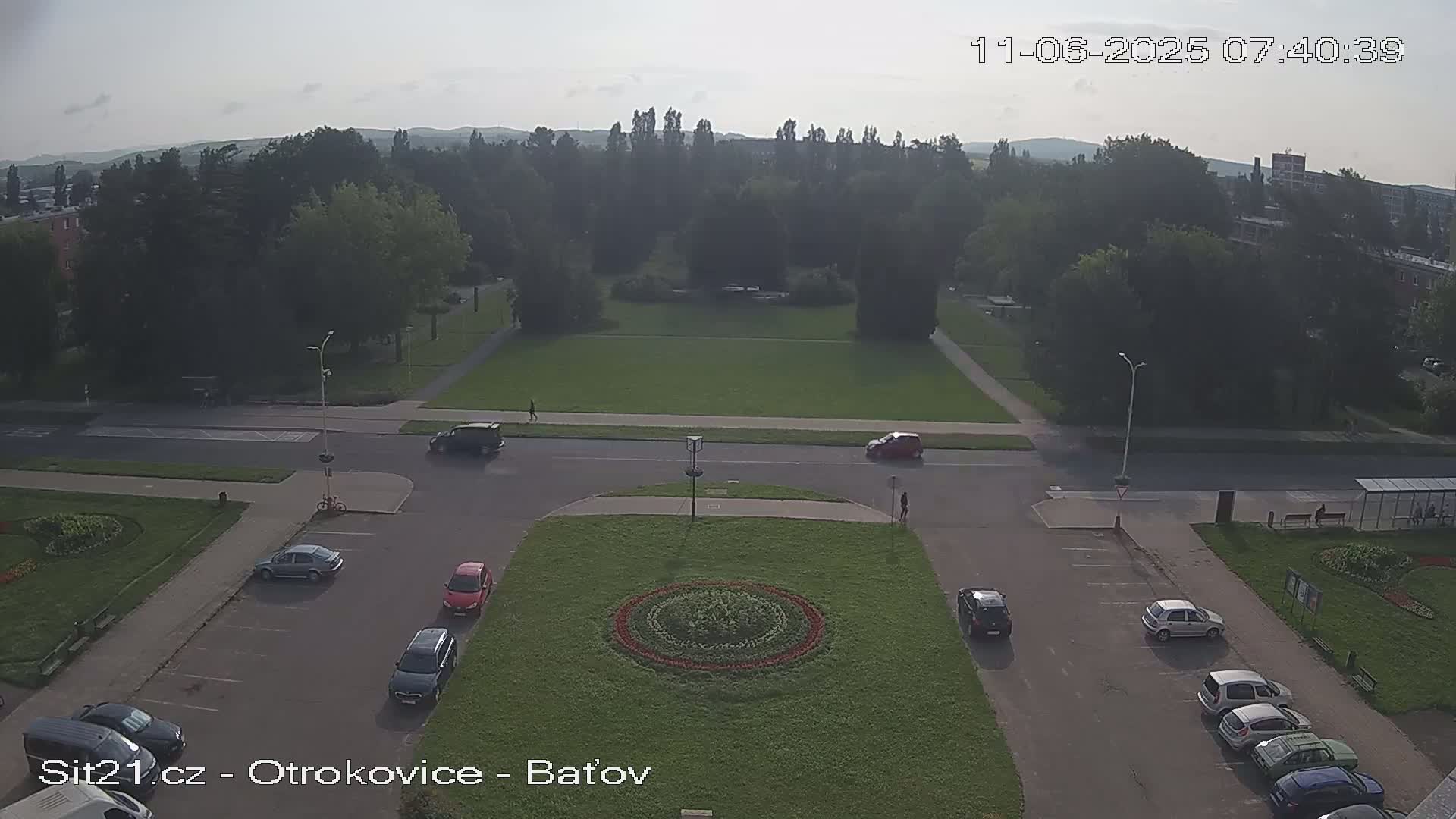 Otrokovice Batov Community Center Park & Flood Memorial Live Cam -  Otrokovice, Zlin, Czechia