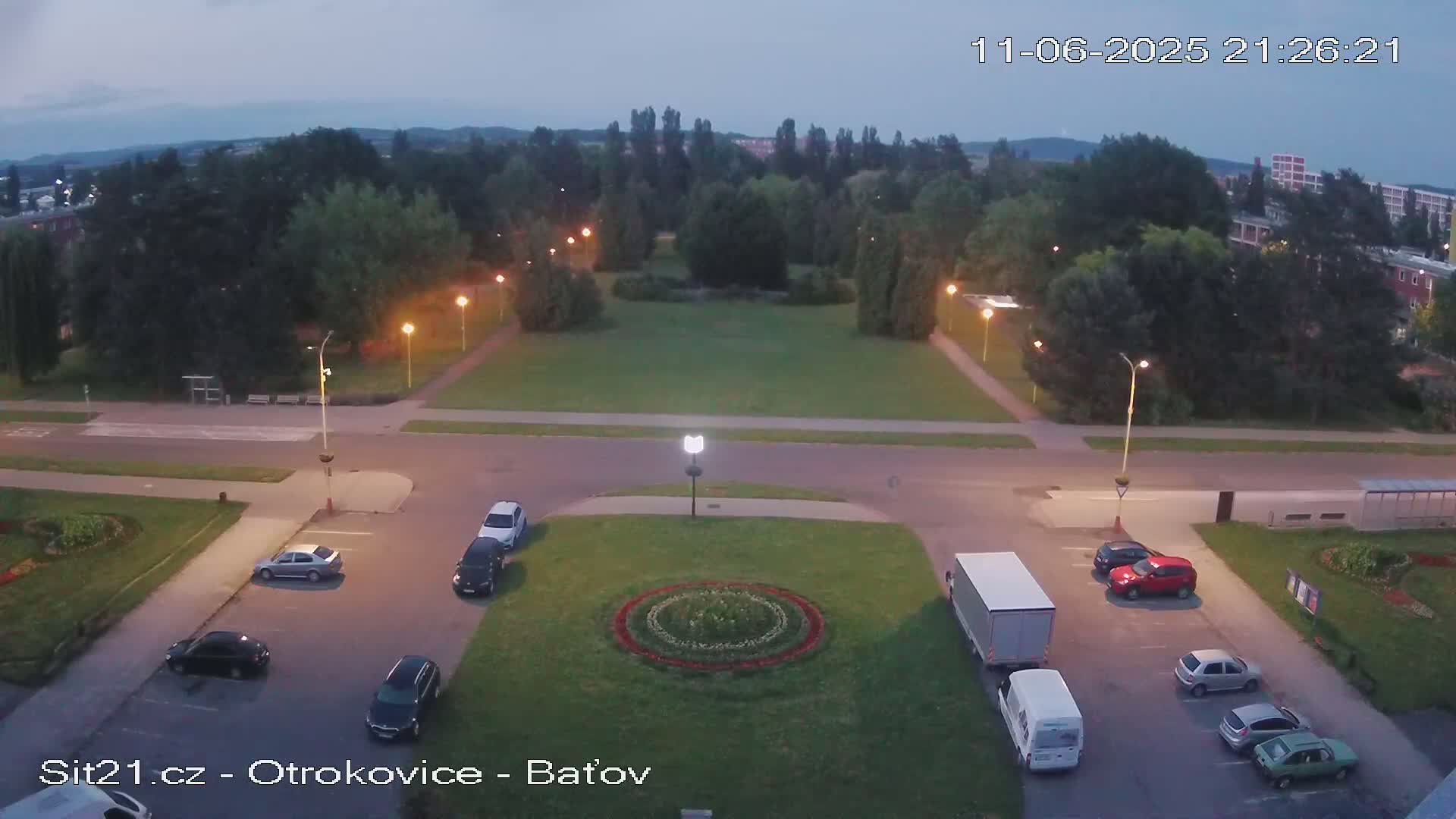 Otrokovice Batov Community Center Park & Flood Memorial Live Cam -  Otrokovice, Zlin, Czechia