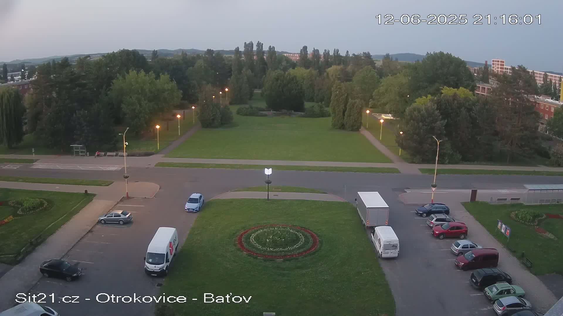Otrokovice Batov Community Center Park & Flood Memorial Live Cam -  Otrokovice, Zlin, Czechia