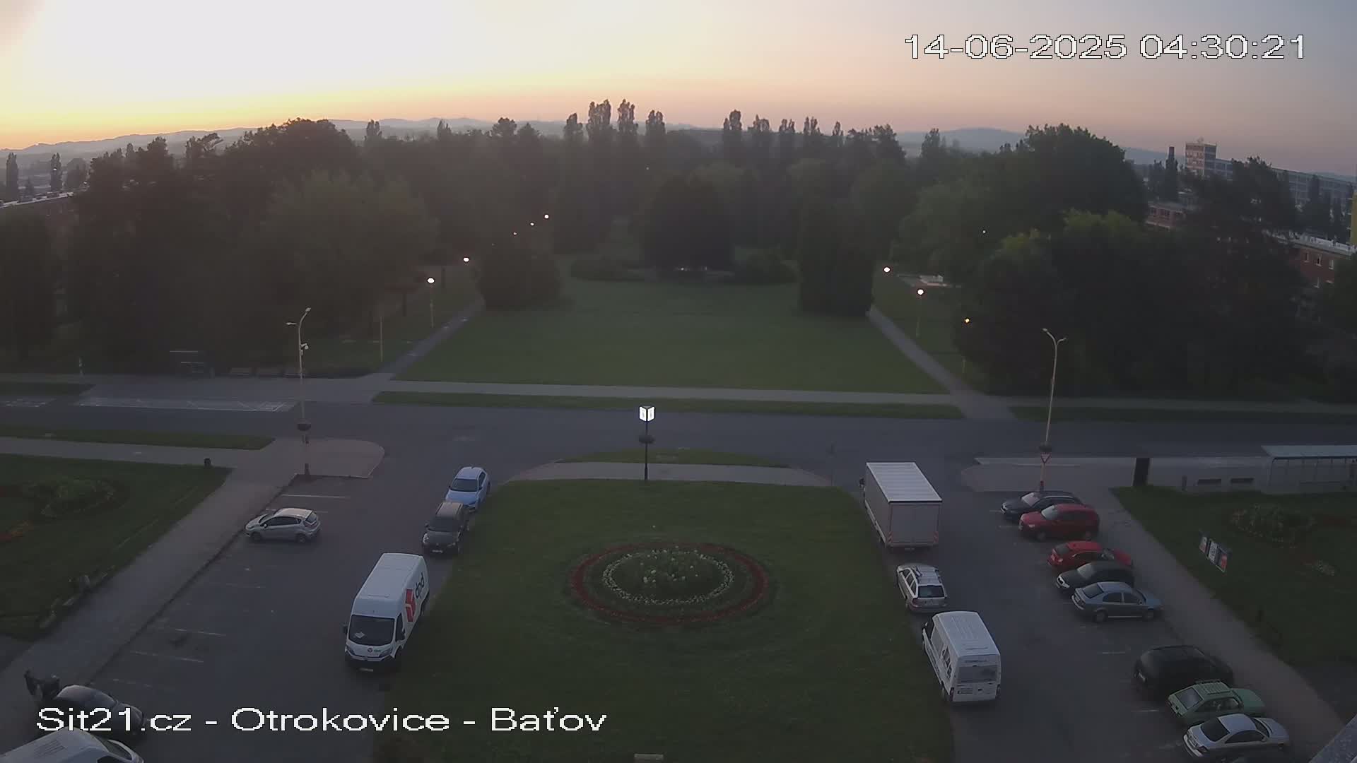Otrokovice Batov Community Center Park & Flood Memorial Live Cam -  Otrokovice, Zlin, Czechia