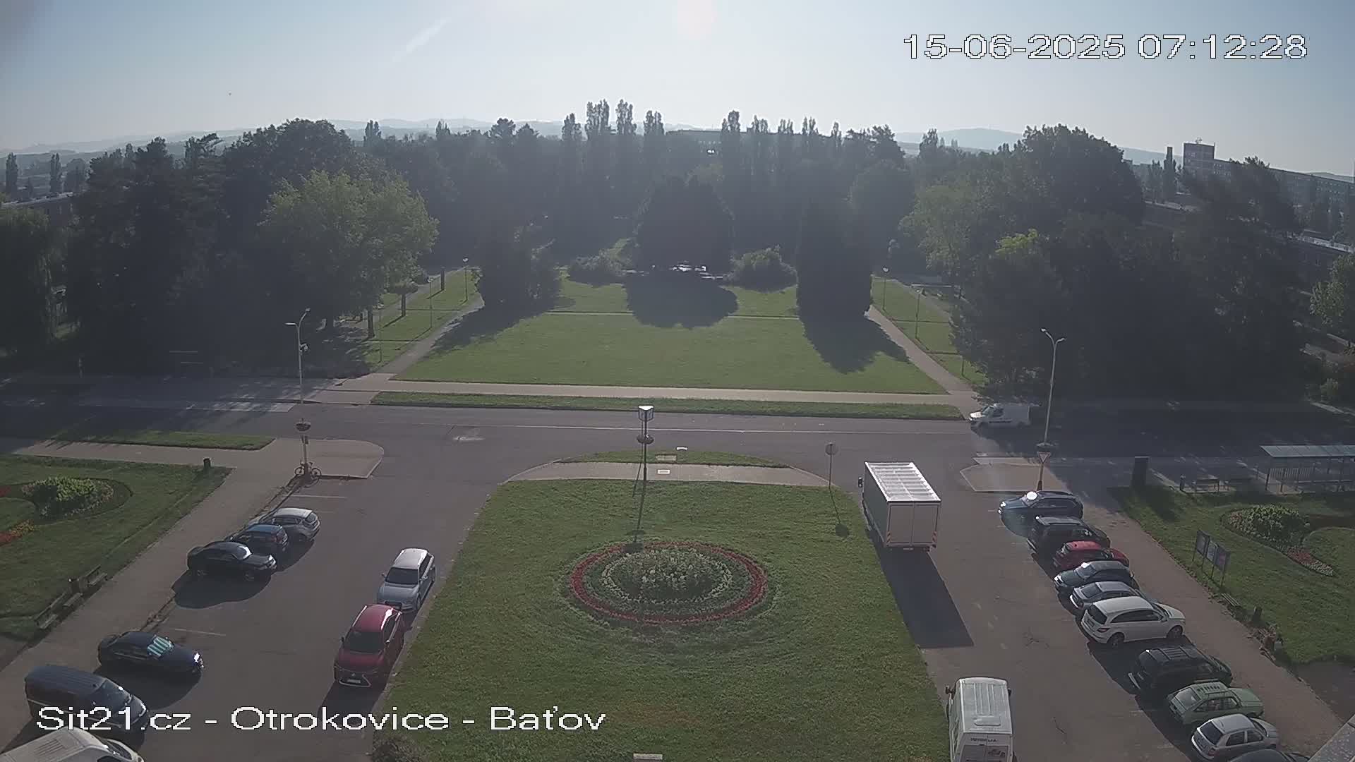 Otrokovice Batov Community Center Park & Flood Memorial Live Cam -  Otrokovice, Zlin, Czechia