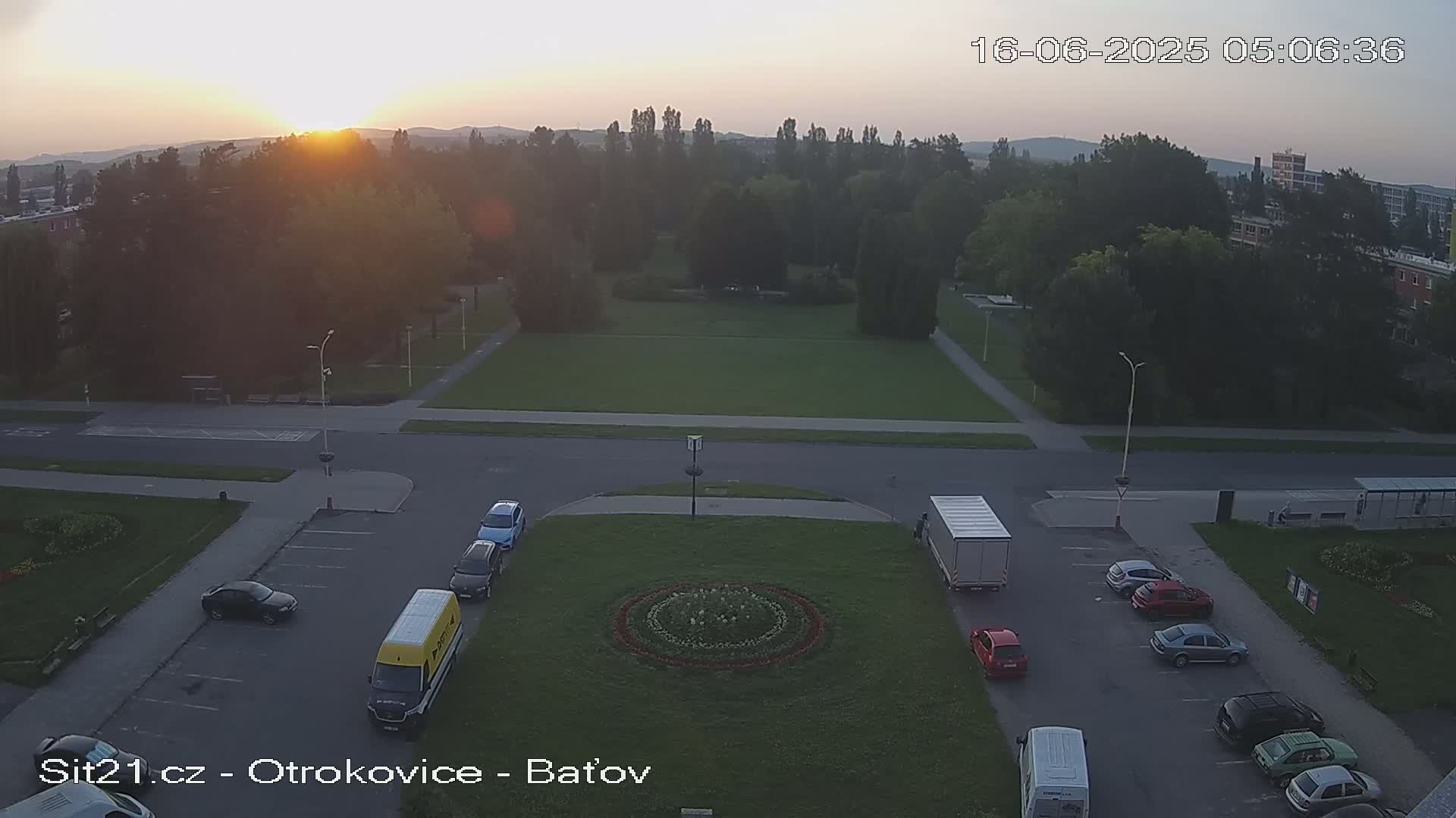 Otrokovice Batov Community Center Park & Flood Memorial Live Cam -  Otrokovice, Zlin, Czechia