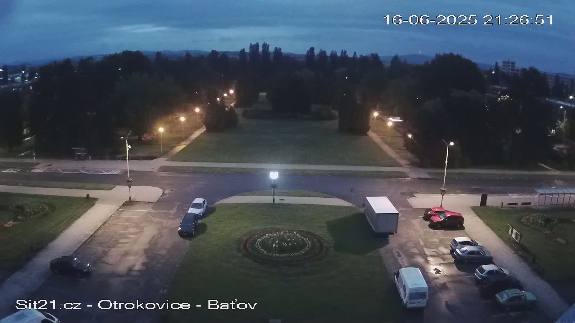 Otrokovice Batov Community Center Park & Flood Memorial Live Cam -  Otrokovice, Zlin, Czechia