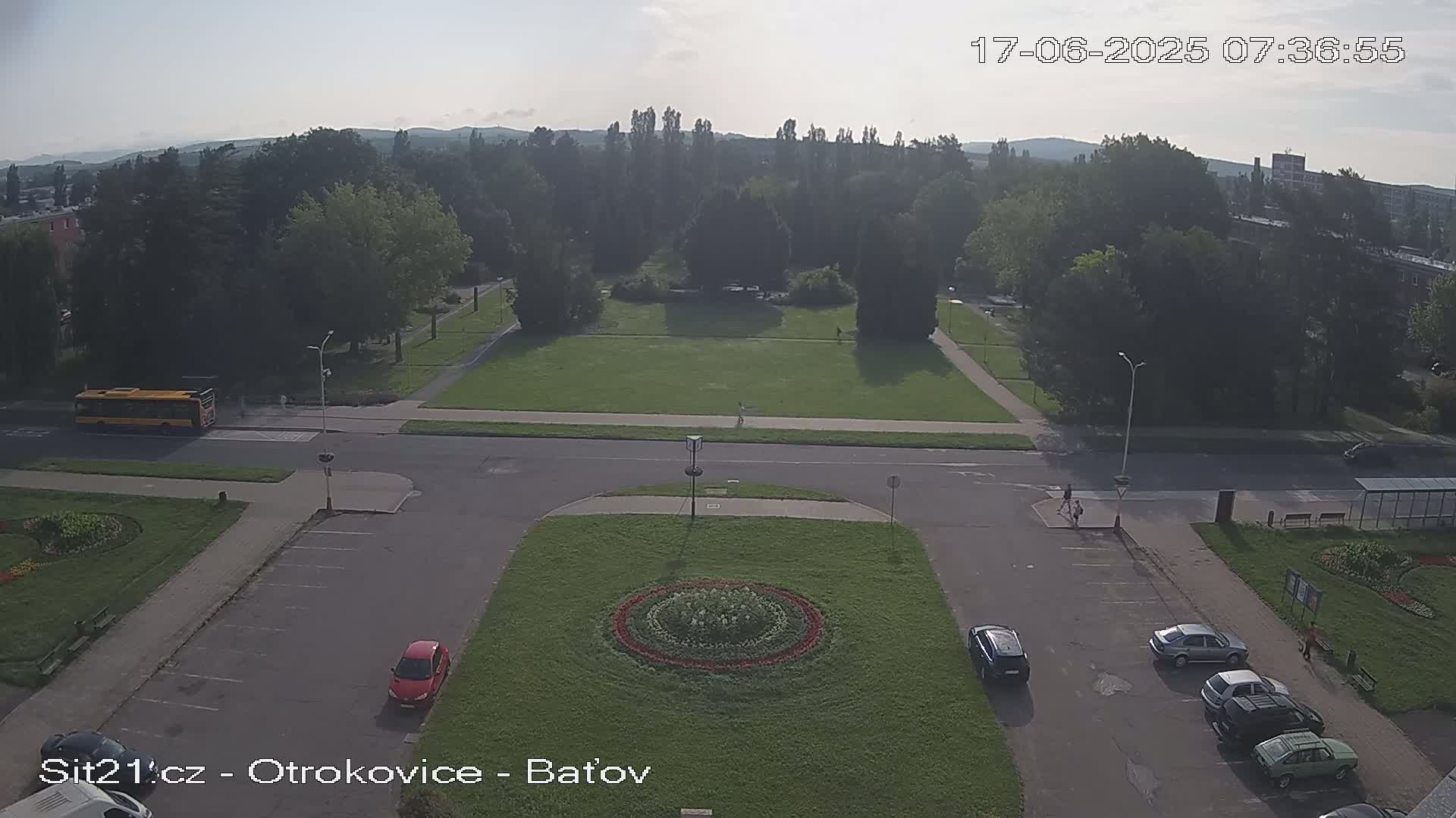 Otrokovice Batov Community Center Park & Flood Memorial Live Cam -  Otrokovice, Zlin, Czechia