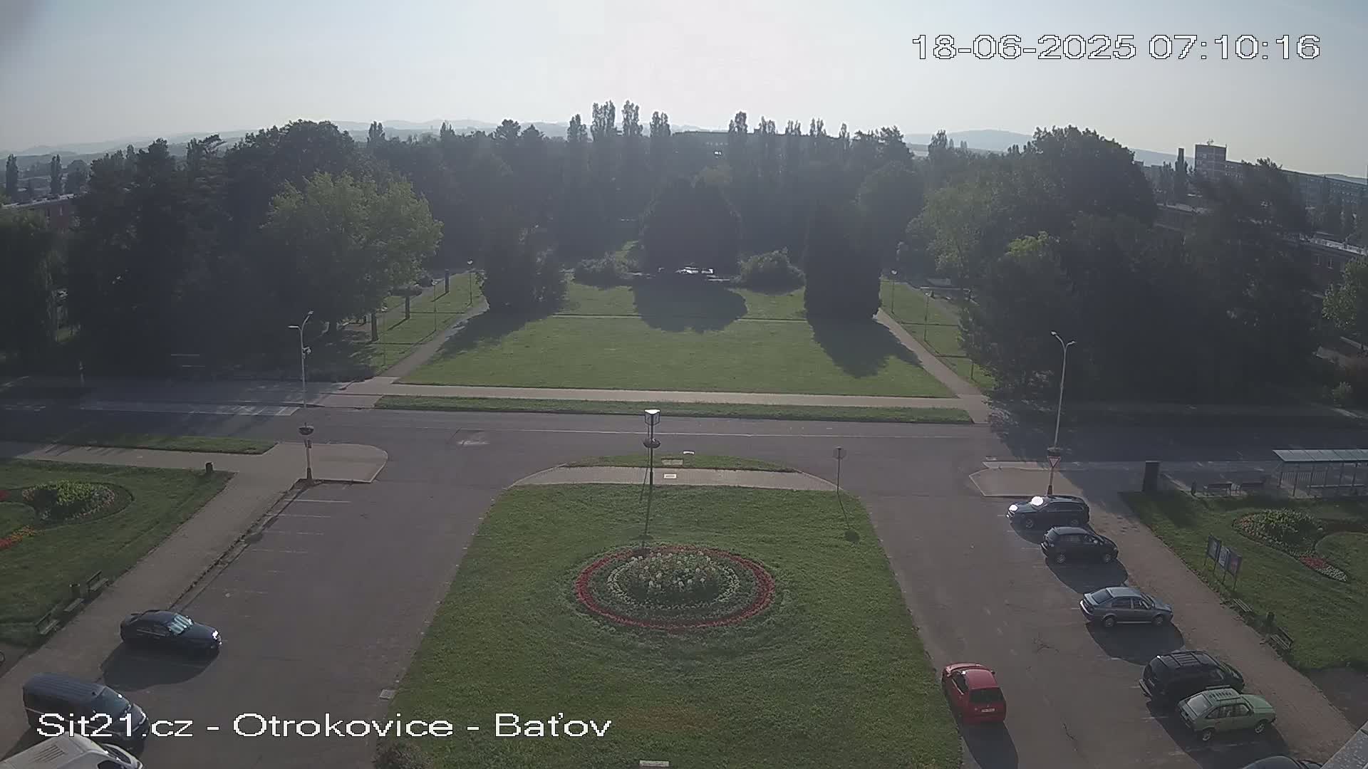 Otrokovice Batov Community Center Park & Flood Memorial Live Cam -  Otrokovice, Zlin, Czechia