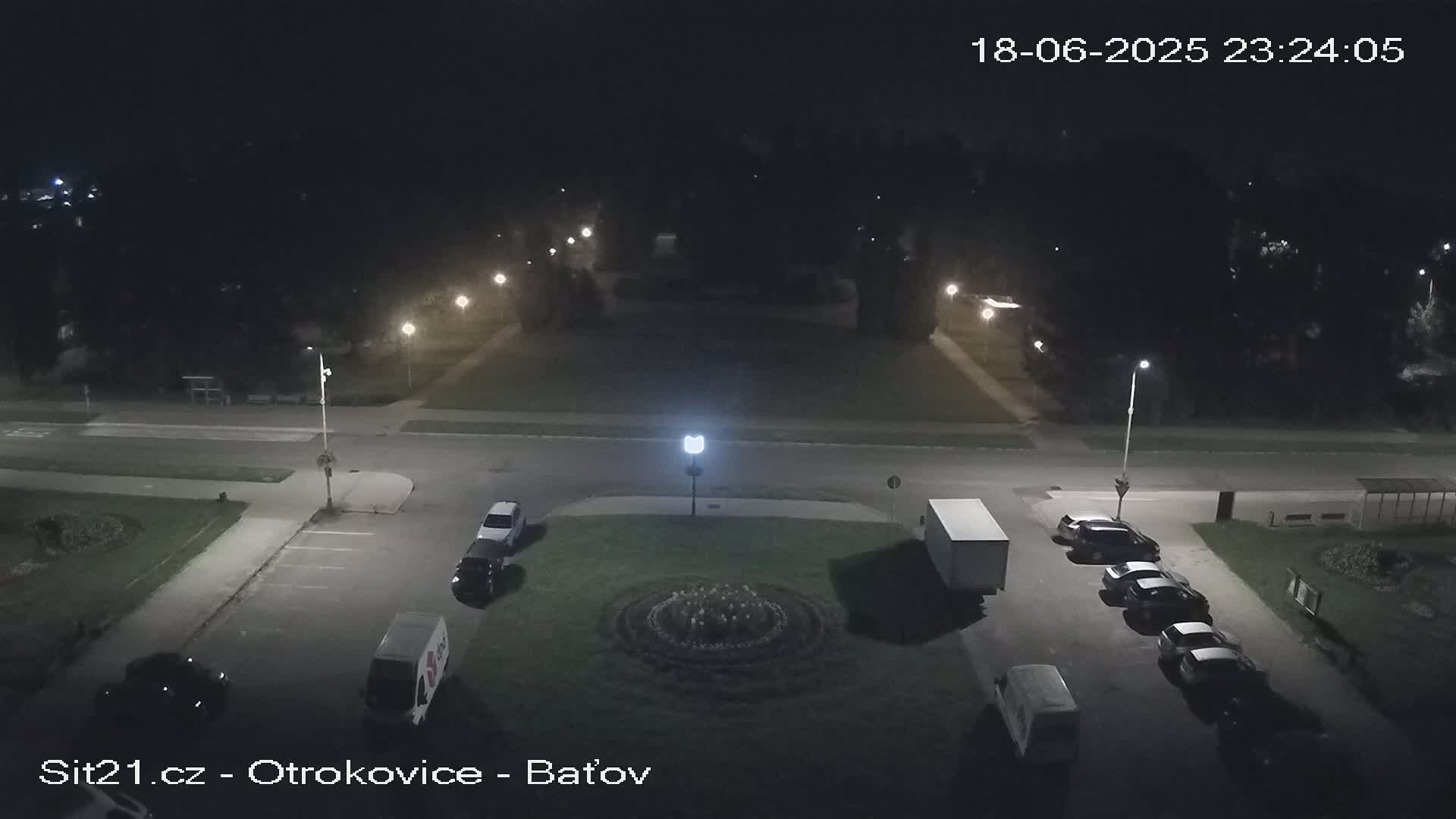 Otrokovice Batov Community Center Park & Flood Memorial Live Cam -  Otrokovice, Zlin, Czechia