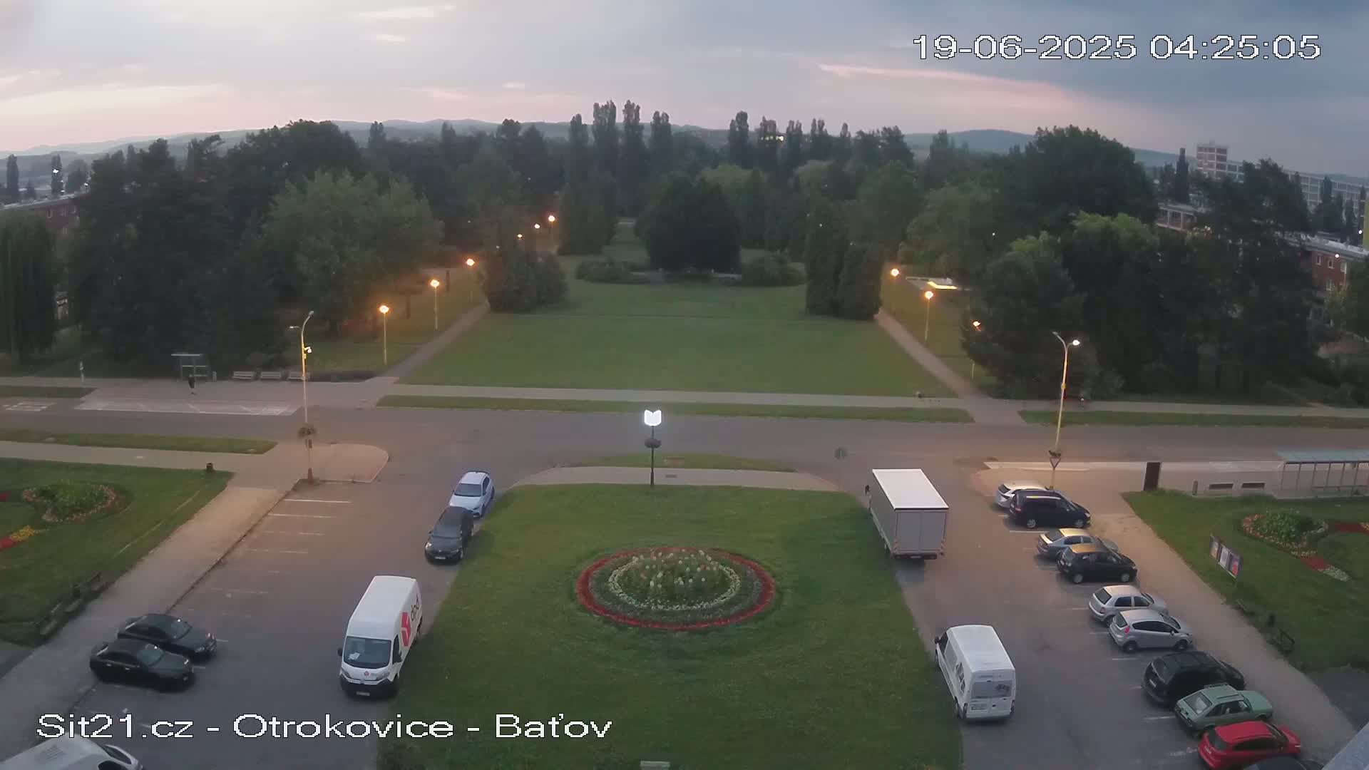 Otrokovice Batov Community Center Park & Flood Memorial Live Cam -  Otrokovice, Zlin, Czechia