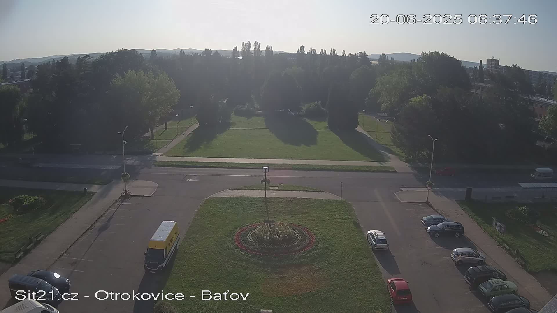 Otrokovice Batov Community Center Park & Flood Memorial Live Cam -  Otrokovice, Zlin, Czechia