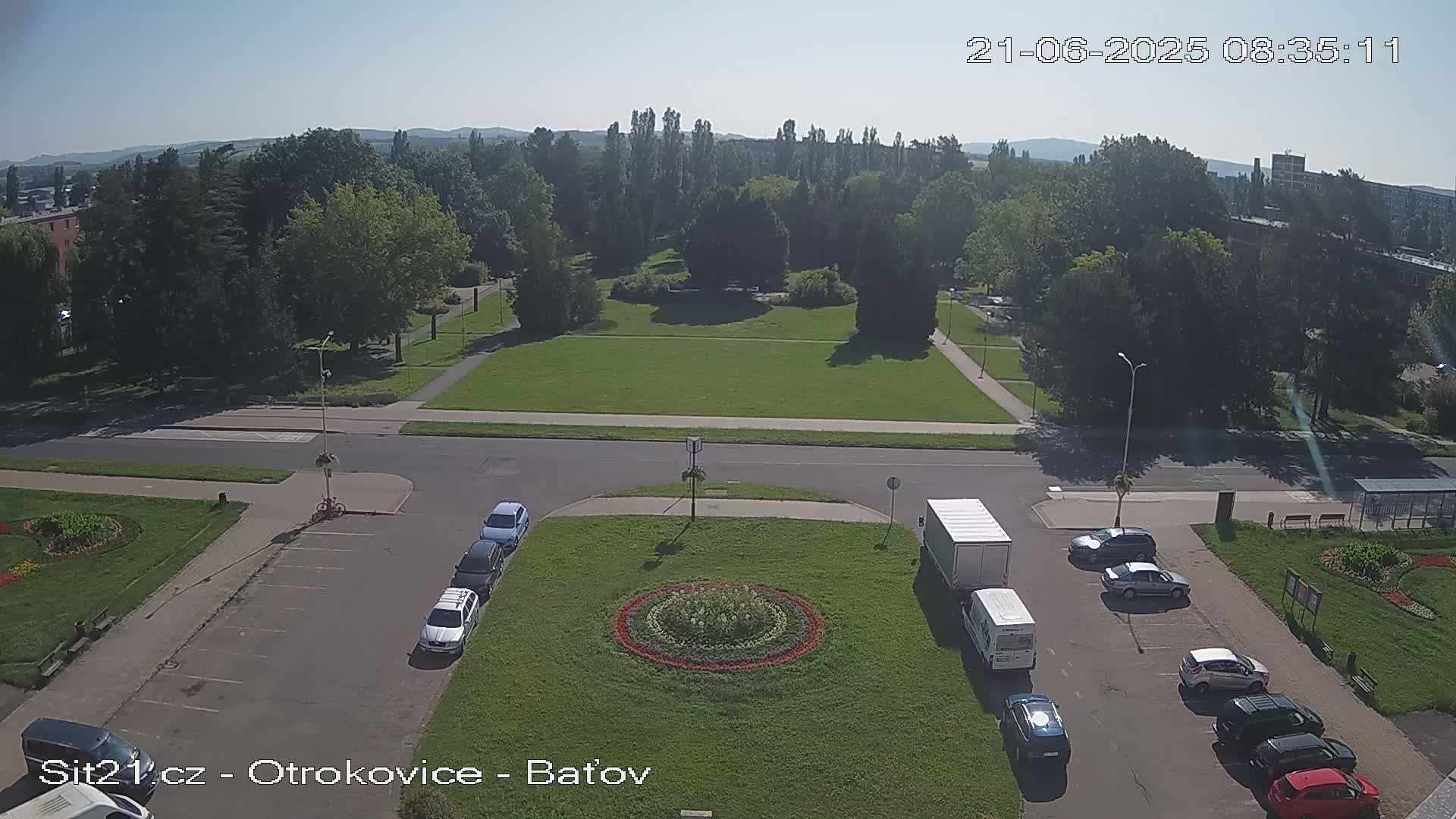 Otrokovice Batov Community Center Park & Flood Memorial Live Cam -  Otrokovice, Zlin, Czechia
