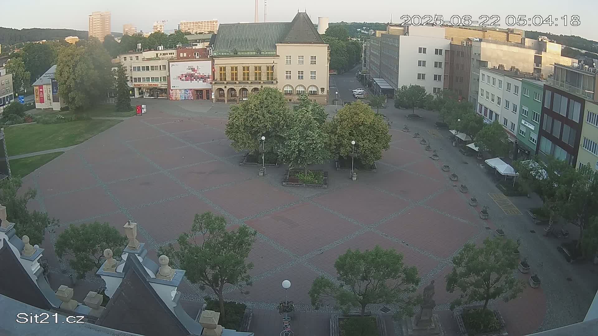 Otrokovice Batov Community Center Park & Flood Memorial Live Cam -  Otrokovice, Zlin, Czechia