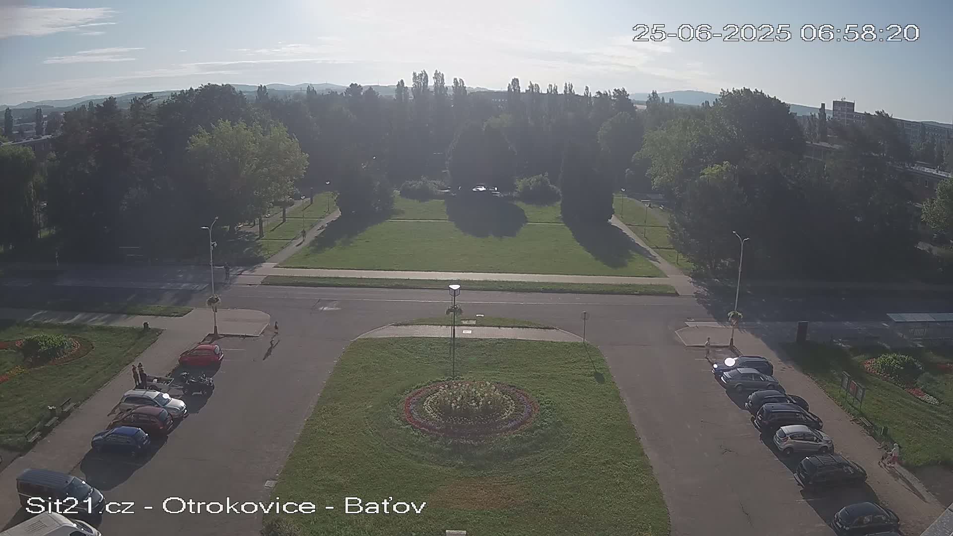 Otrokovice Batov Community Center Park & Flood Memorial Live Cam -  Otrokovice, Zlin, Czechia