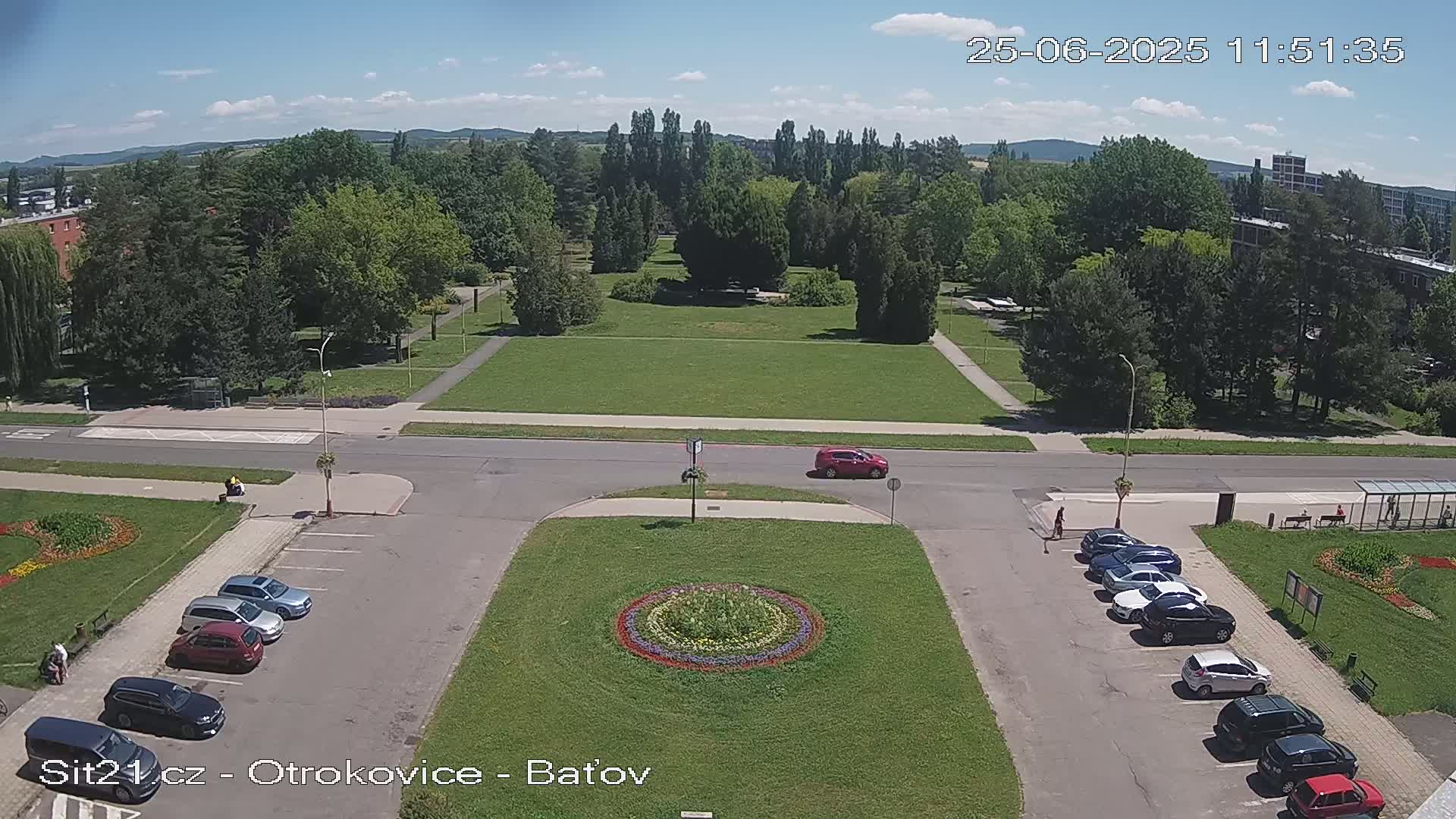 Otrokovice Batov Community Center Park & Flood Memorial Live Cam -  Otrokovice, Zlin, Czechia