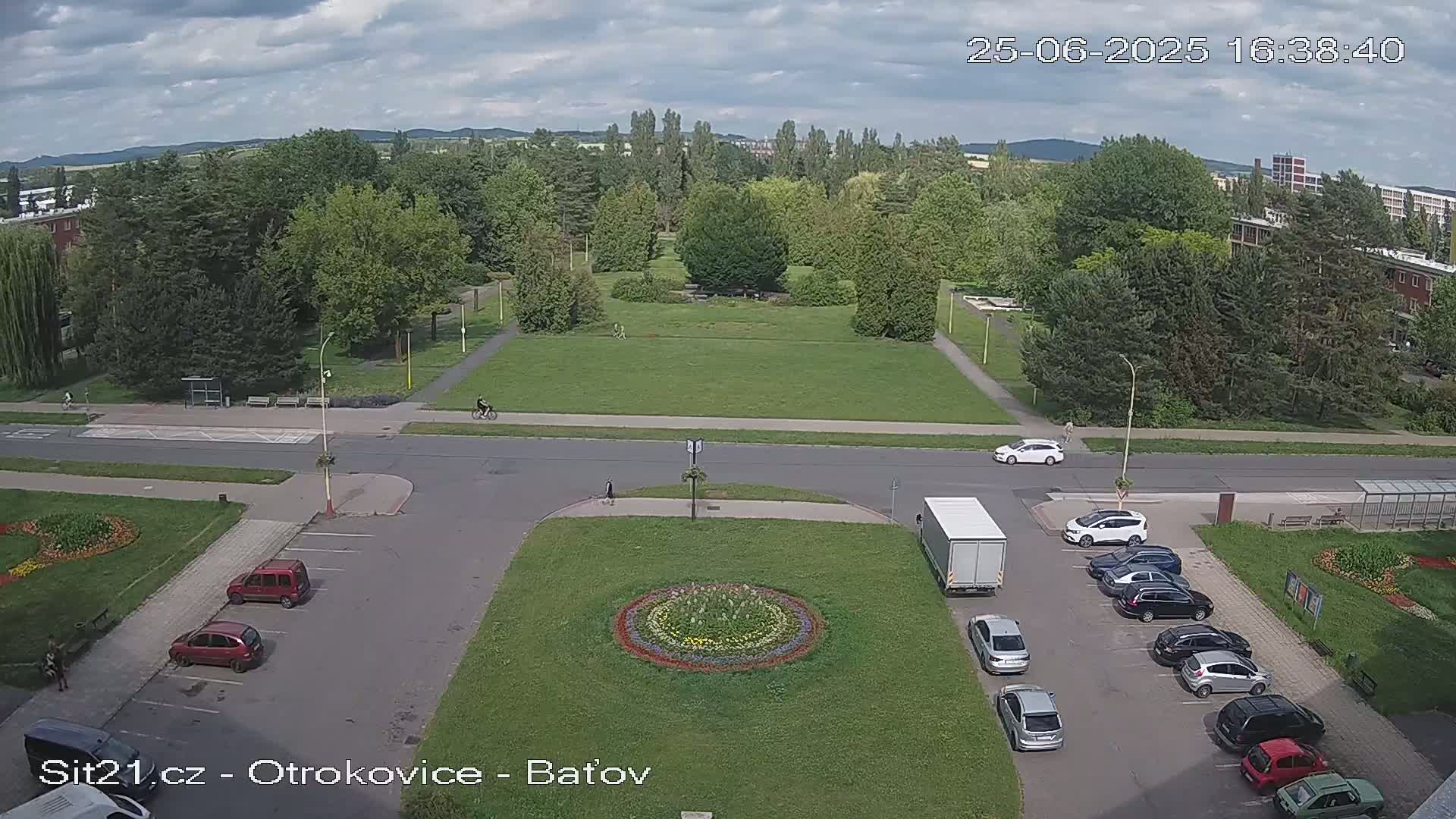 Otrokovice Batov Community Center Park & Flood Memorial Live Cam -  Otrokovice, Zlin, Czechia
