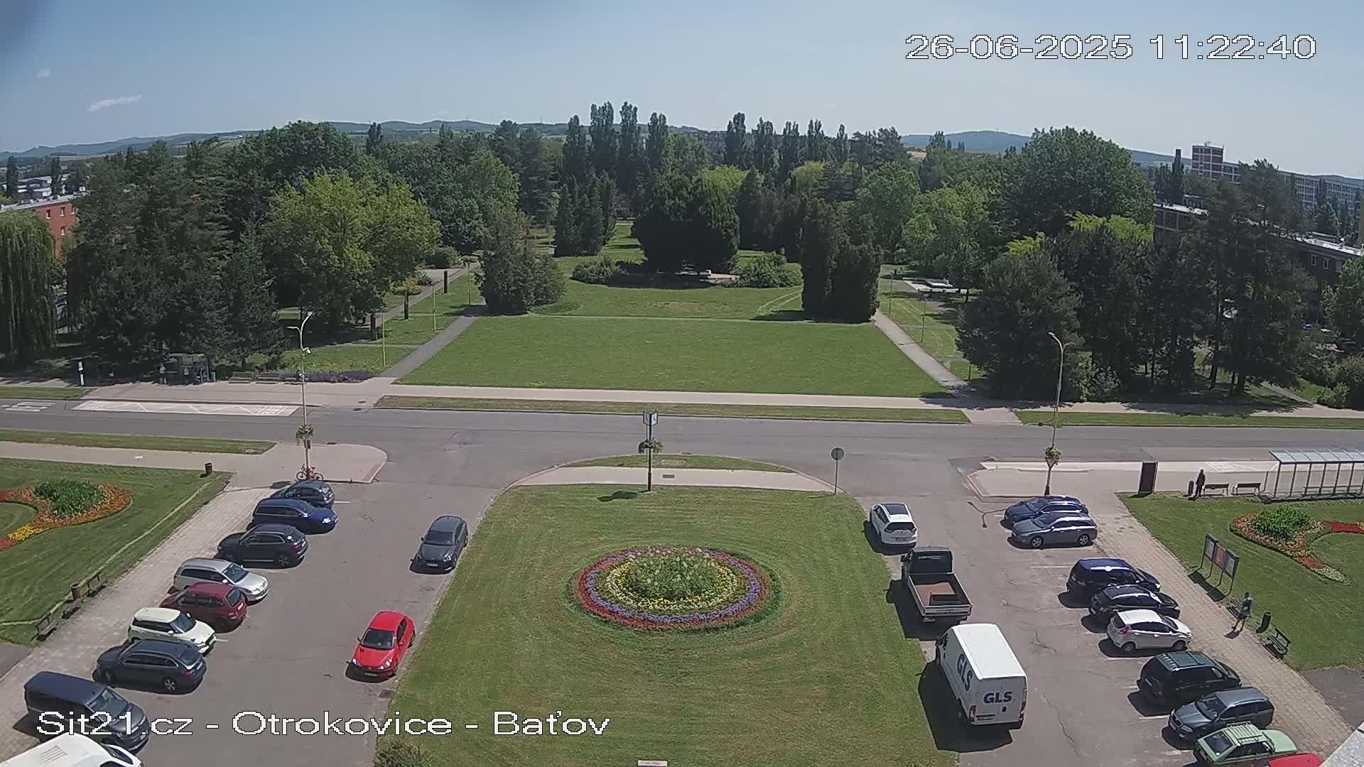 Otrokovice Batov Community Center Park & Flood Memorial Live Cam -  Otrokovice, Zlin, Czechia