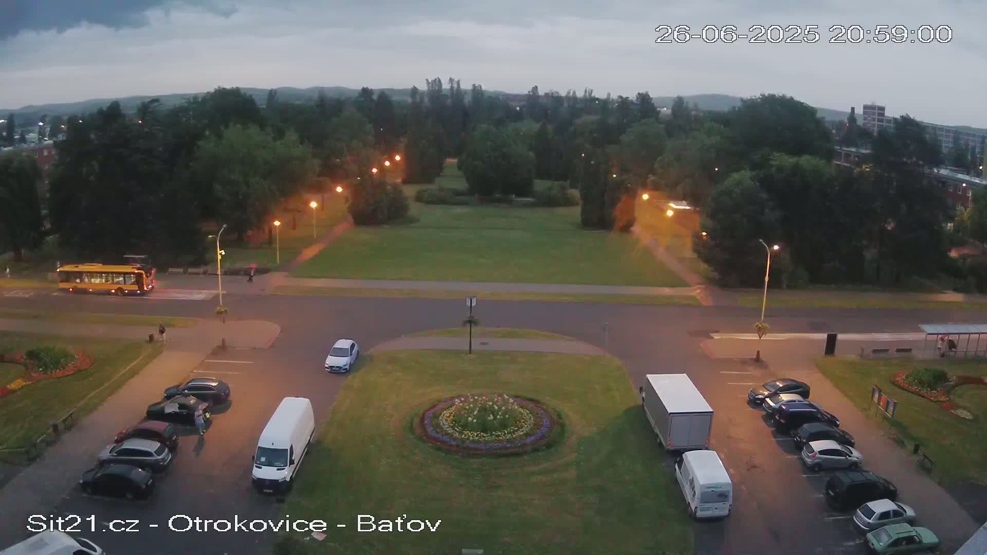 Otrokovice Batov Community Center Park & Flood Memorial Live Cam -  Otrokovice, Zlin, Czechia