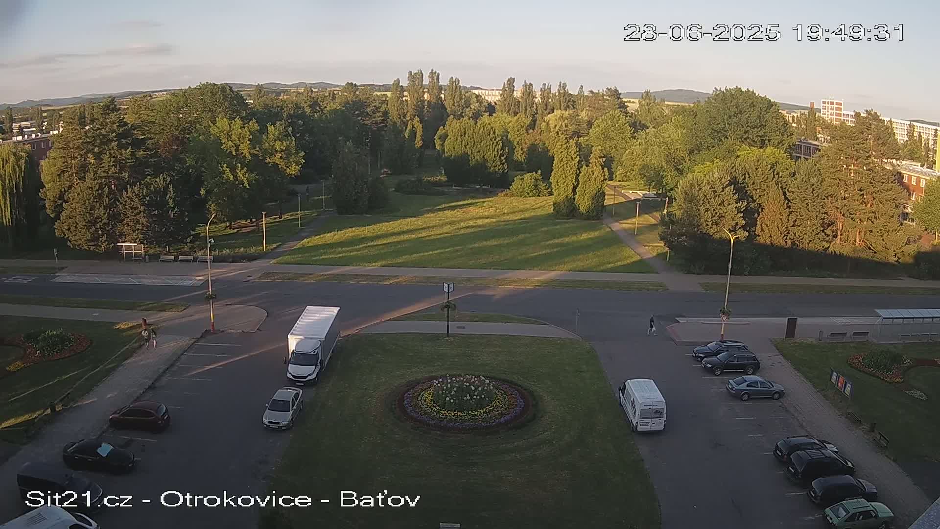 Otrokovice Batov Community Center Park & Flood Memorial Live Cam -  Otrokovice, Zlin, Czechia