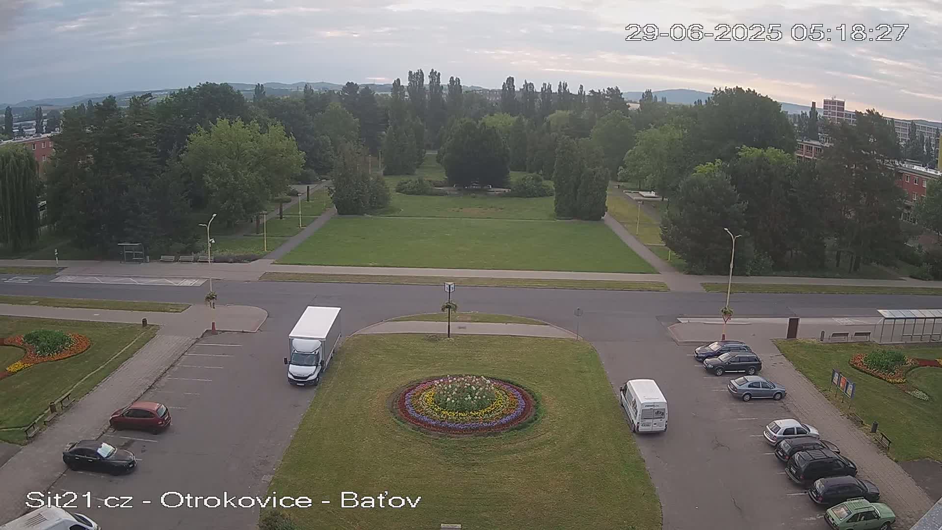 Otrokovice Batov Community Center Park & Flood Memorial Live Cam -  Otrokovice, Zlin, Czechia