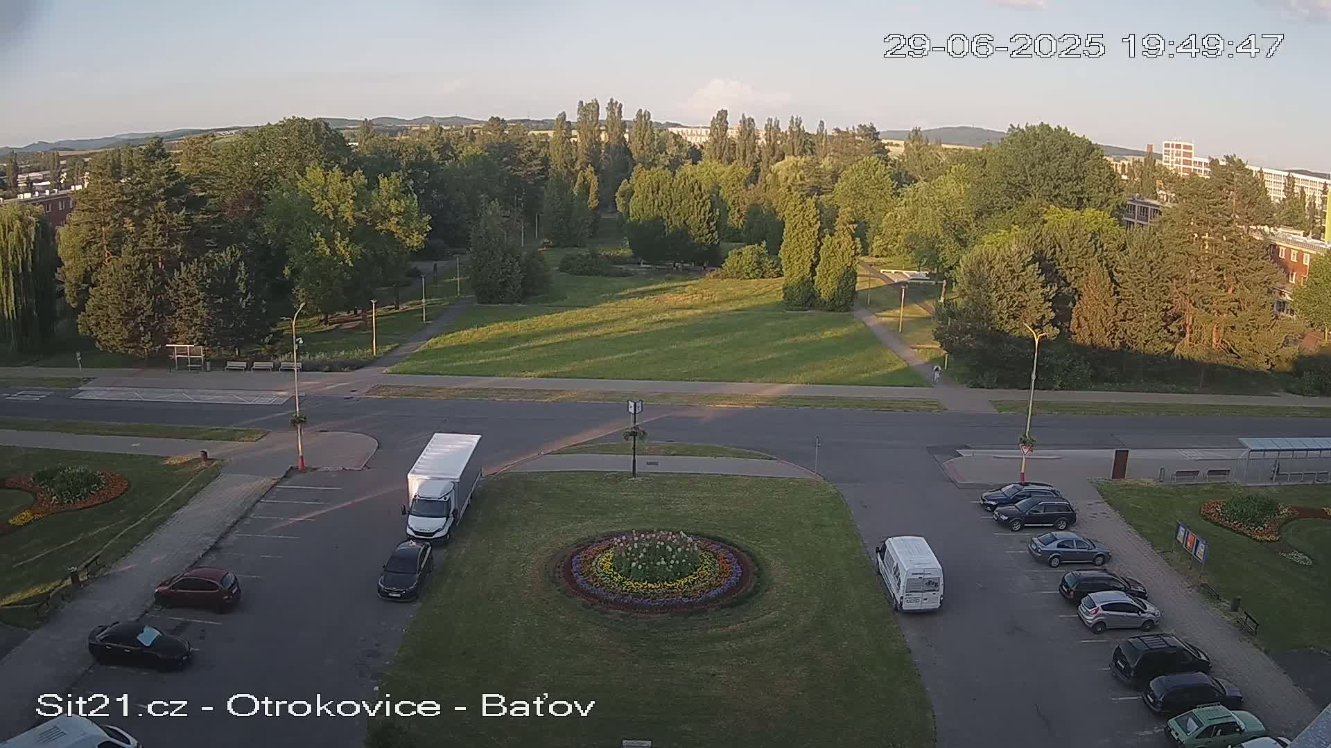 Otrokovice Batov Community Center Park & Flood Memorial Live Cam -  Otrokovice, Zlin, Czechia