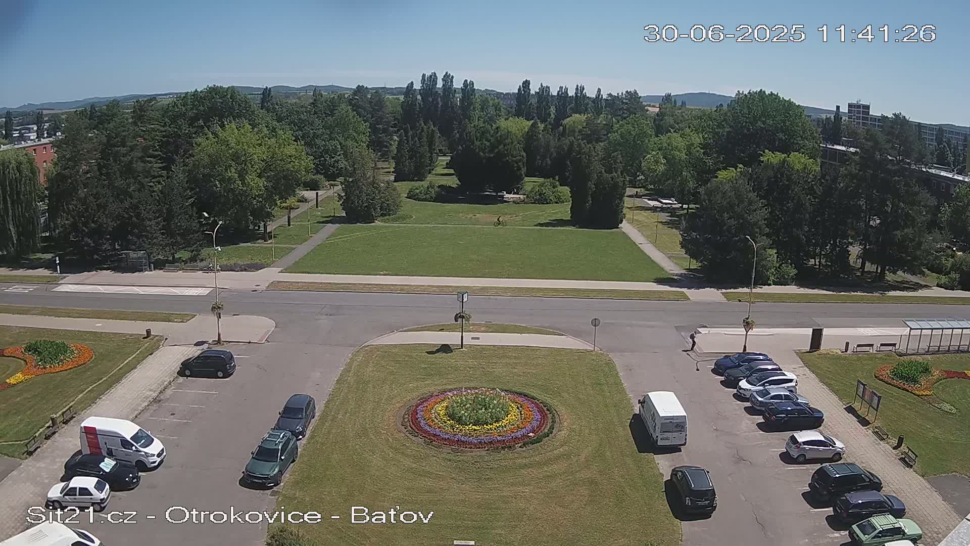 Otrokovice Batov Community Center Park & Flood Memorial Live Cam -  Otrokovice, Zlin, Czechia