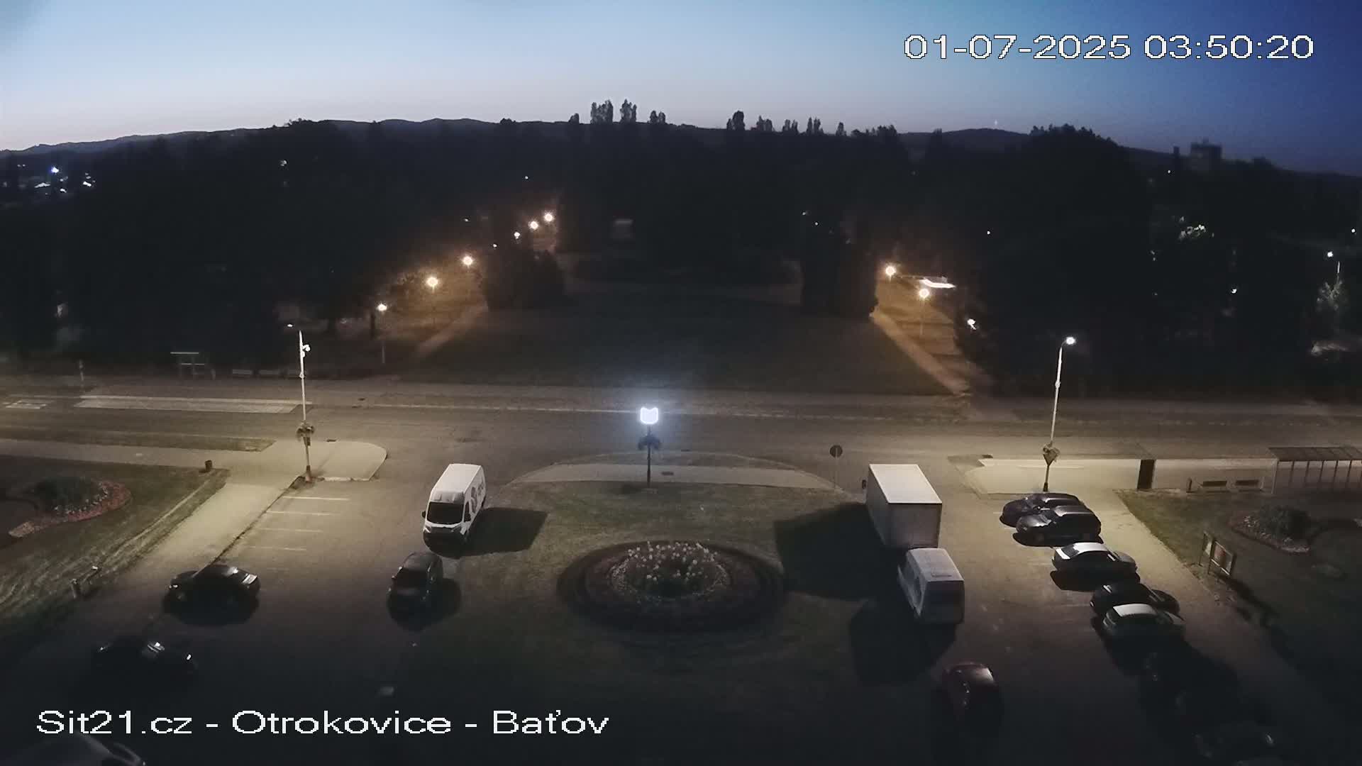 Otrokovice Batov Community Center Park & Flood Memorial Live Cam -  Otrokovice, Zlin, Czechia