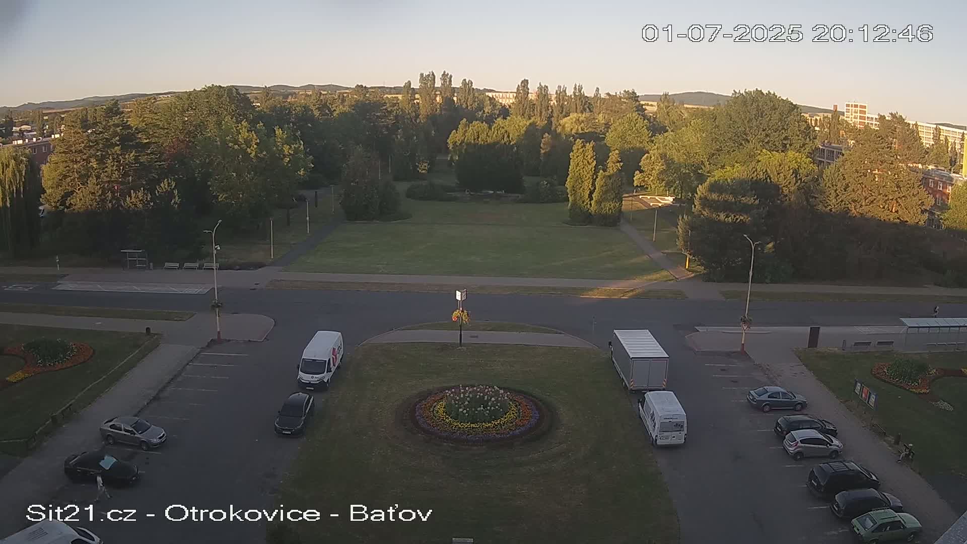 Otrokovice Batov Community Center Park & Flood Memorial Live Cam -  Otrokovice, Zlin, Czechia