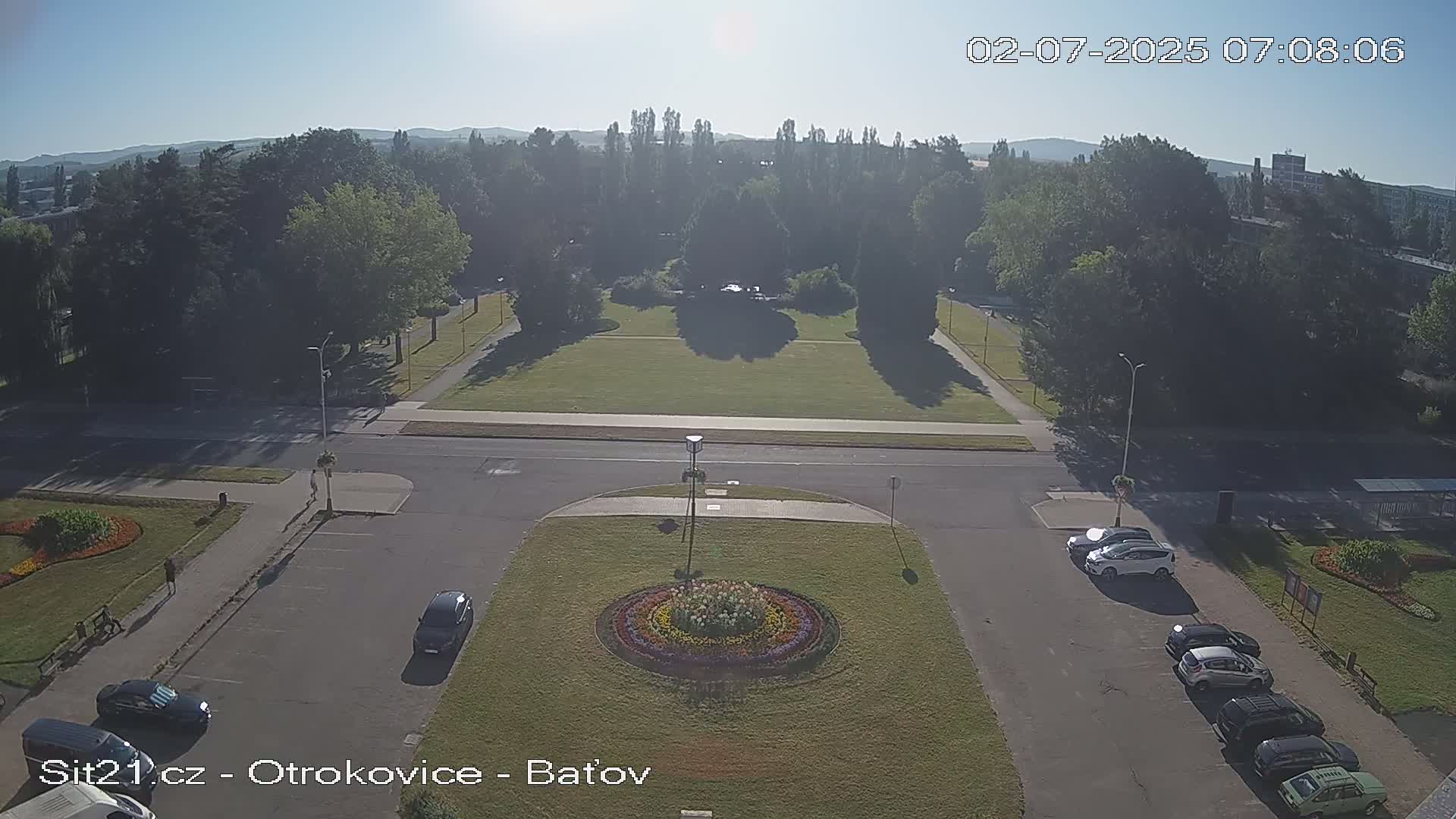 Otrokovice Batov Community Center Park & Flood Memorial Live Cam -  Otrokovice, Zlin, Czechia