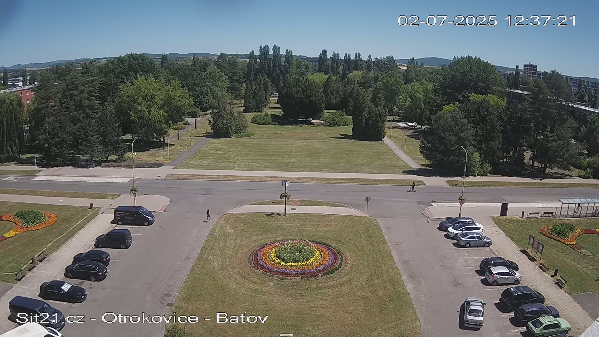 Otrokovice Batov Community Center Park & Flood Memorial Live Cam -  Otrokovice, Zlin, Czechia