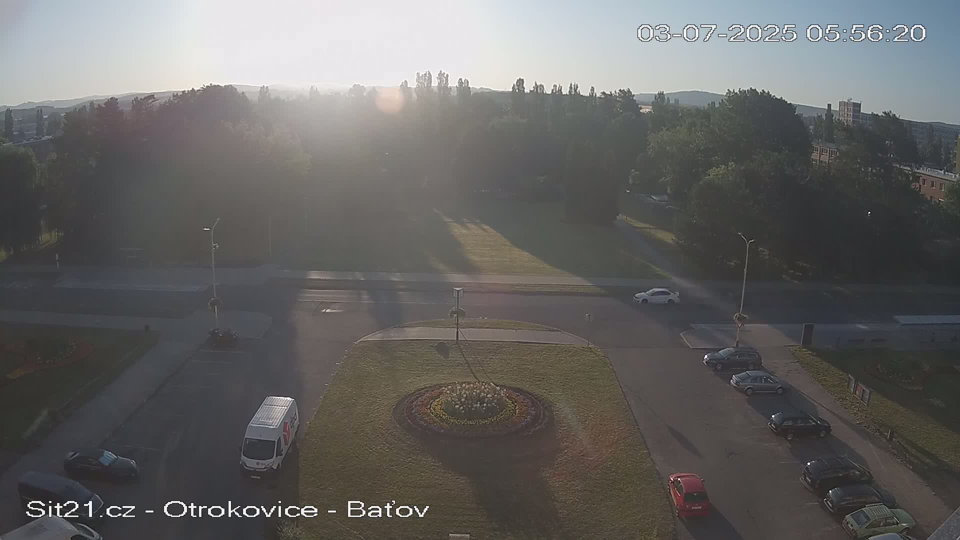 Otrokovice Batov Community Center Park & Flood Memorial Live Cam -  Otrokovice, Zlin, Czechia