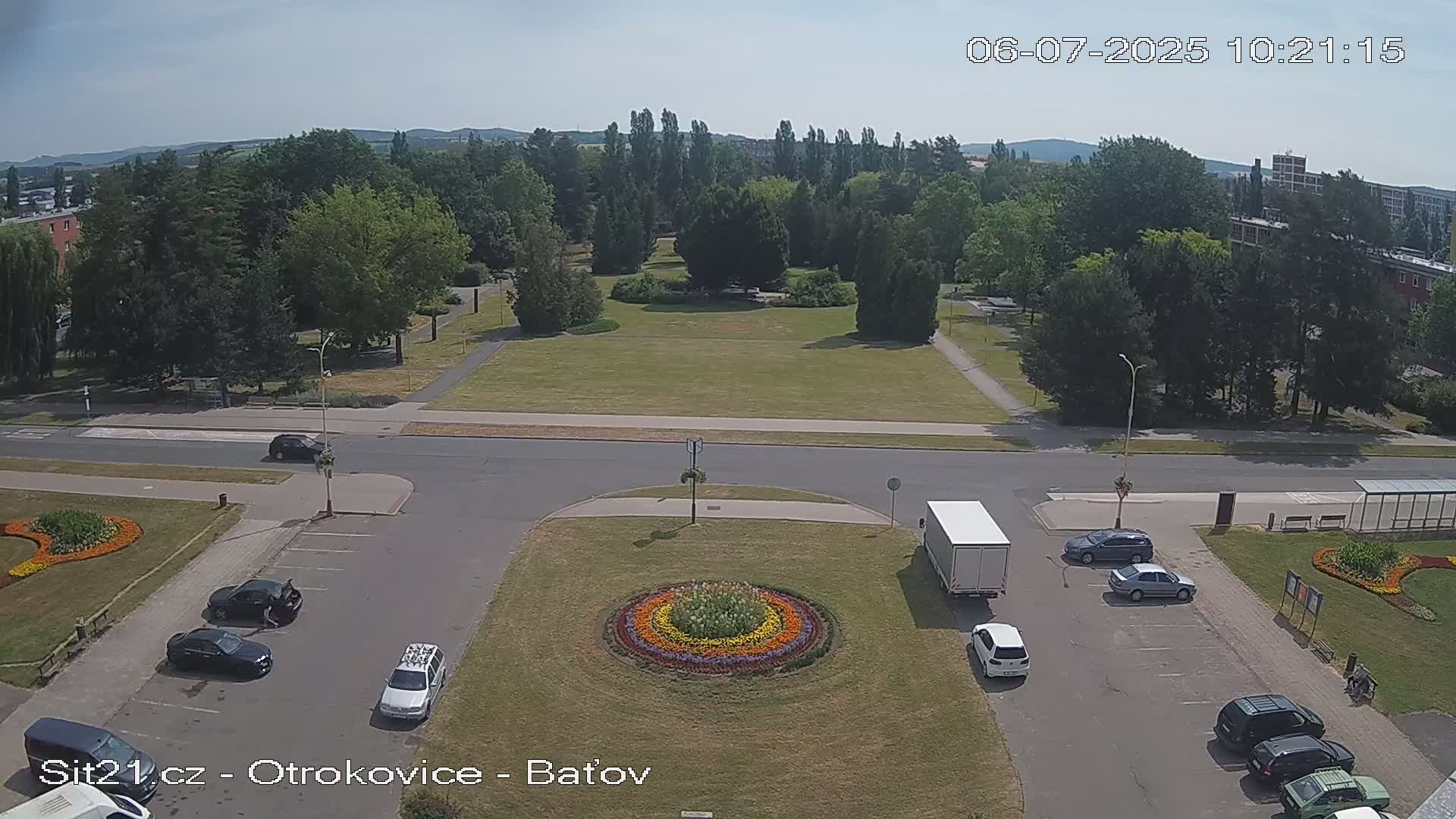 Otrokovice Batov Community Center Park & Flood Memorial Live Cam -  Otrokovice, Zlin, Czechia