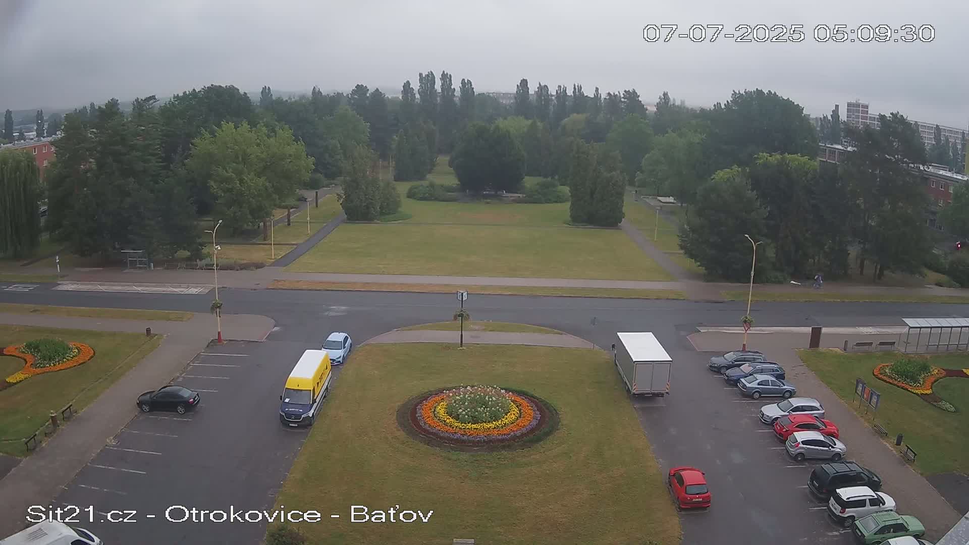 Otrokovice Batov Community Center Park & Flood Memorial Live Cam -  Otrokovice, Zlin, Czechia
