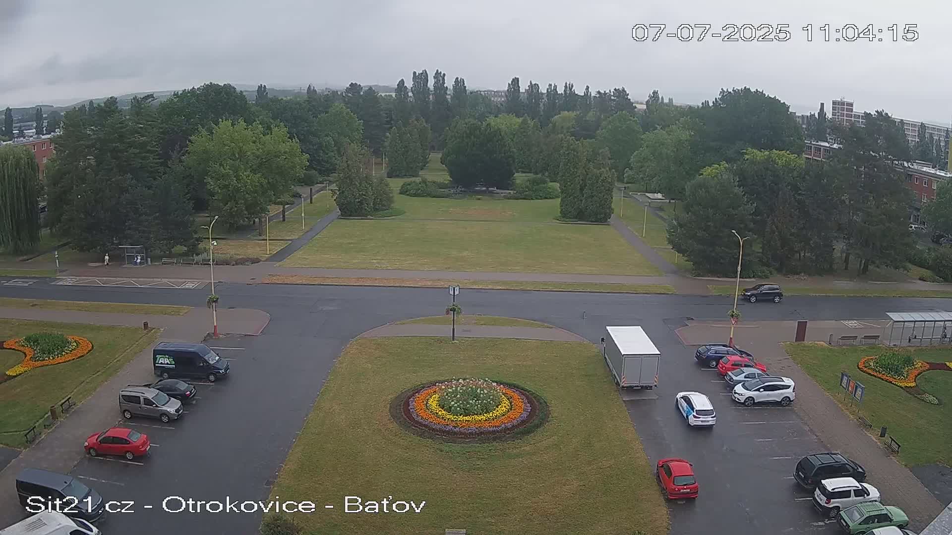 Otrokovice Batov Community Center Park & Flood Memorial Live Cam -  Otrokovice, Zlin, Czechia