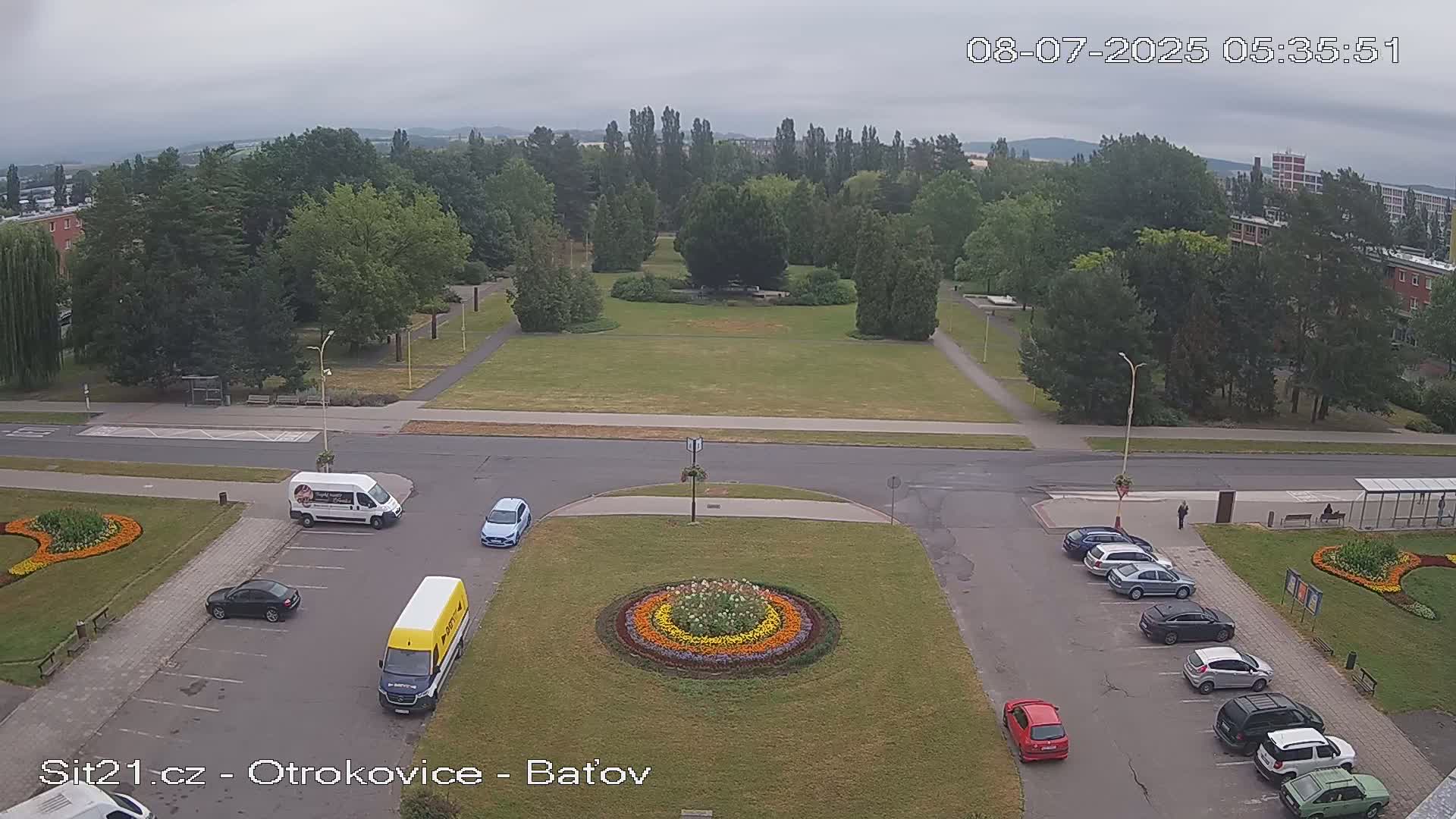 Otrokovice Batov Community Center Park & Flood Memorial Live Cam -  Otrokovice, Zlin, Czechia