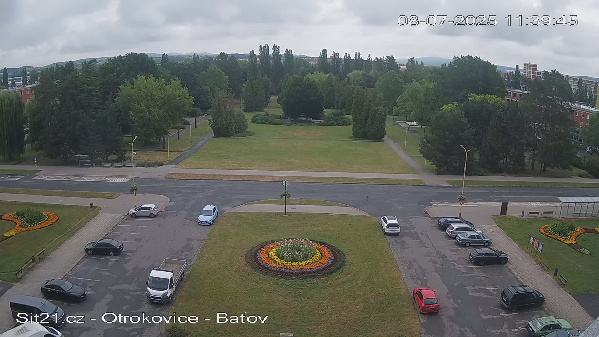 Otrokovice Batov Community Center Park & Flood Memorial Live Cam -  Otrokovice, Zlin, Czechia