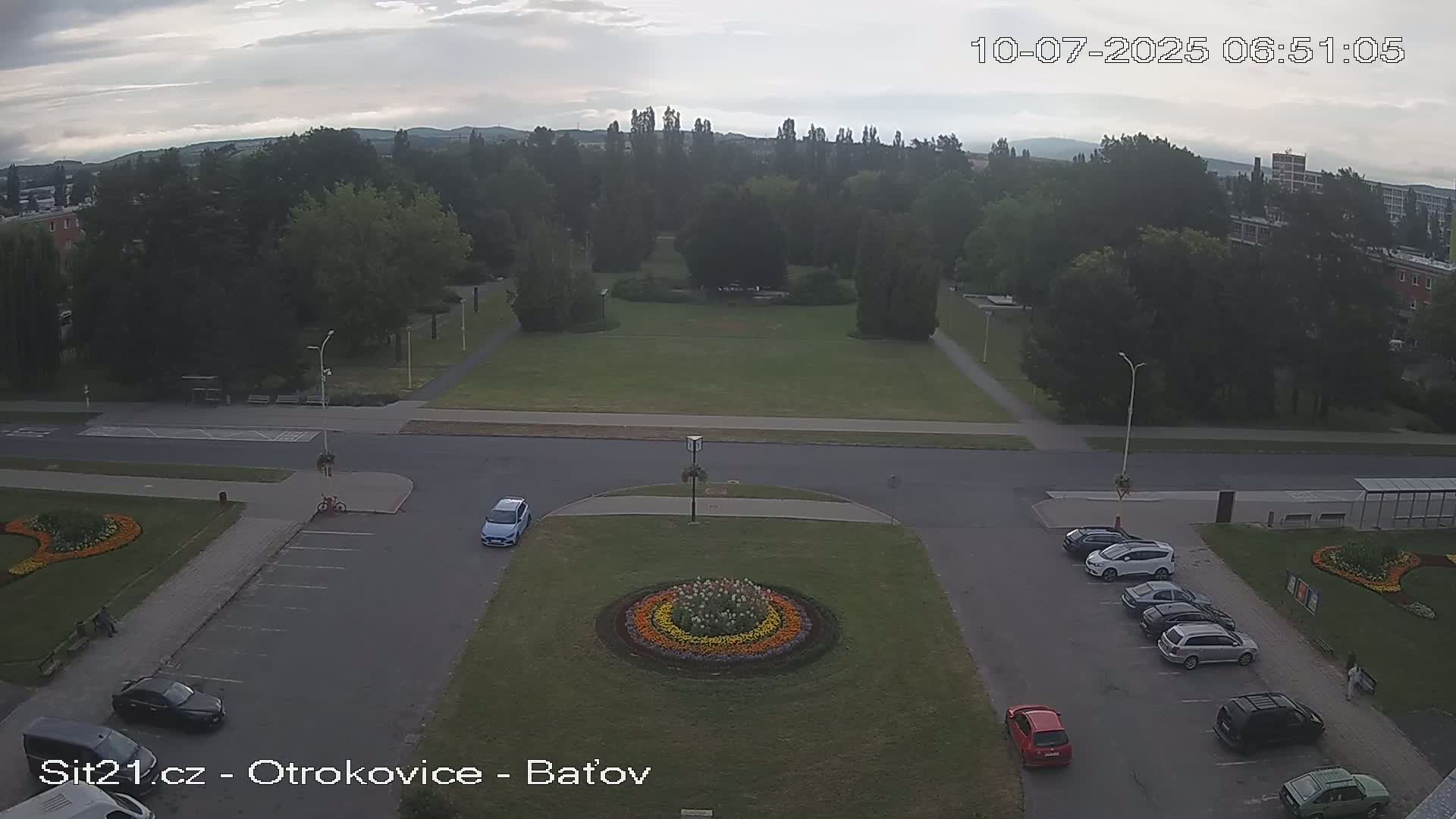 Otrokovice Batov Community Center Park & Flood Memorial Live Cam -  Otrokovice, Zlin, Czechia